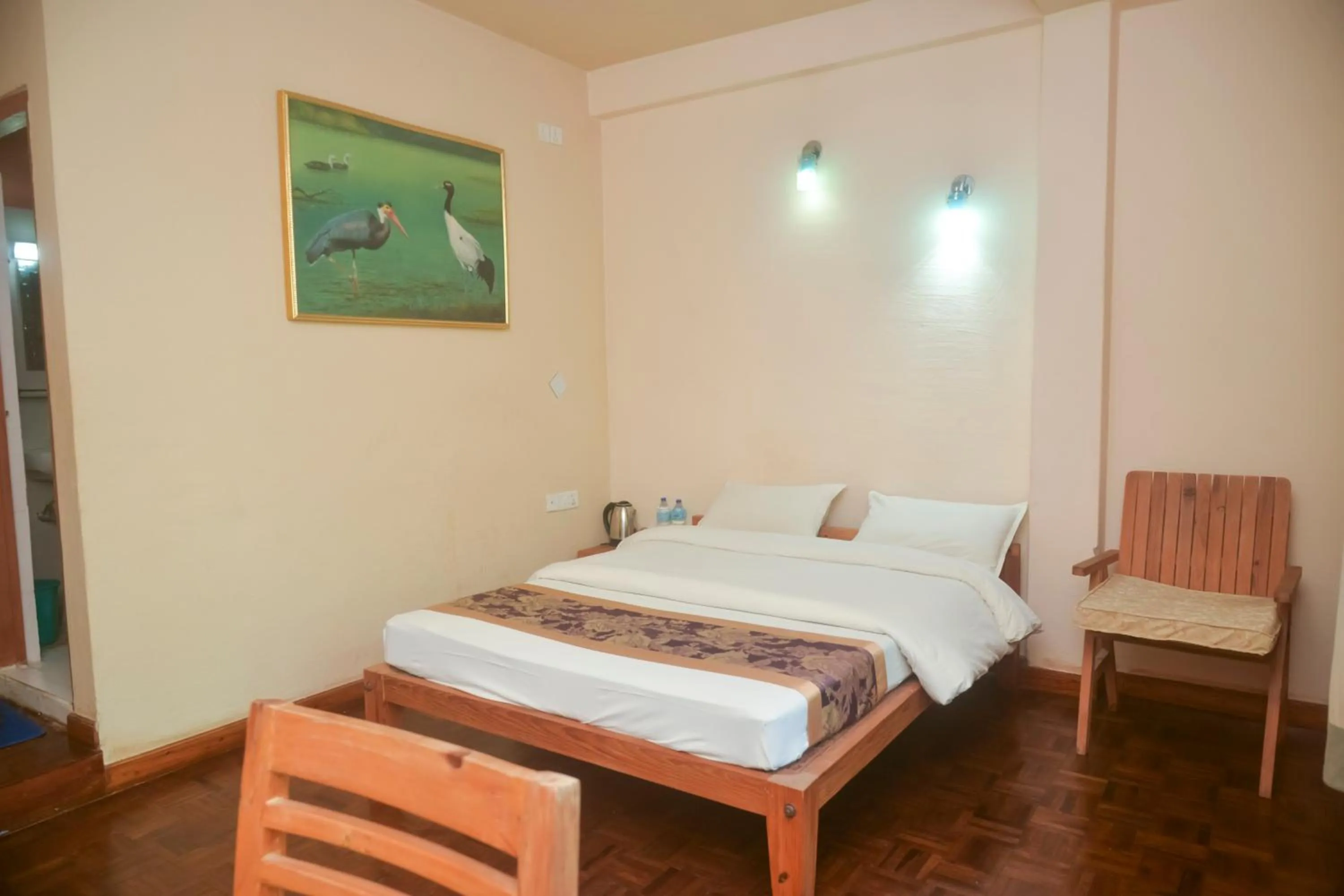 Bedroom, Bed in Chitwan Paradise Hotel