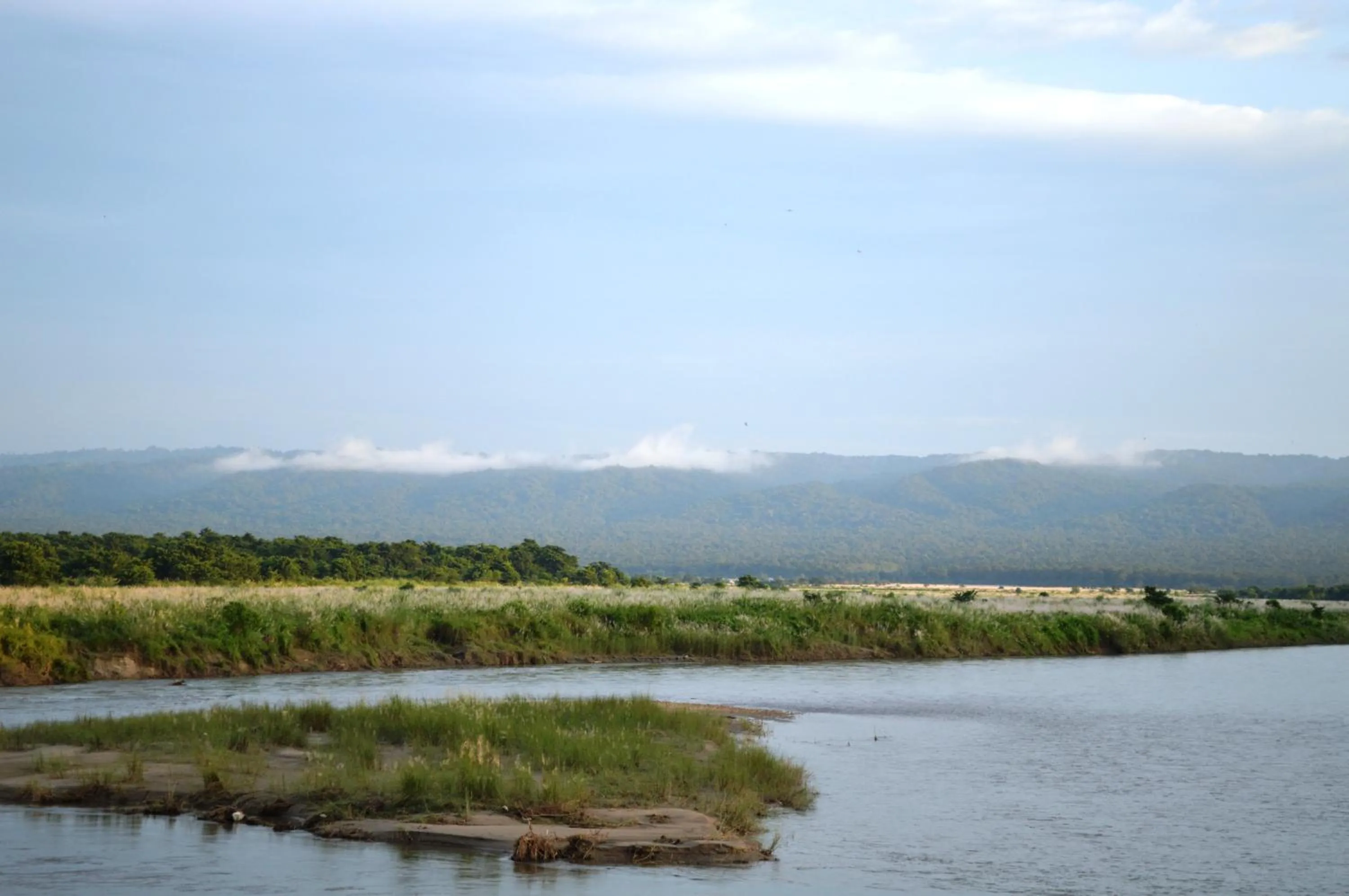 River view in Chitwan Paradise Hotel