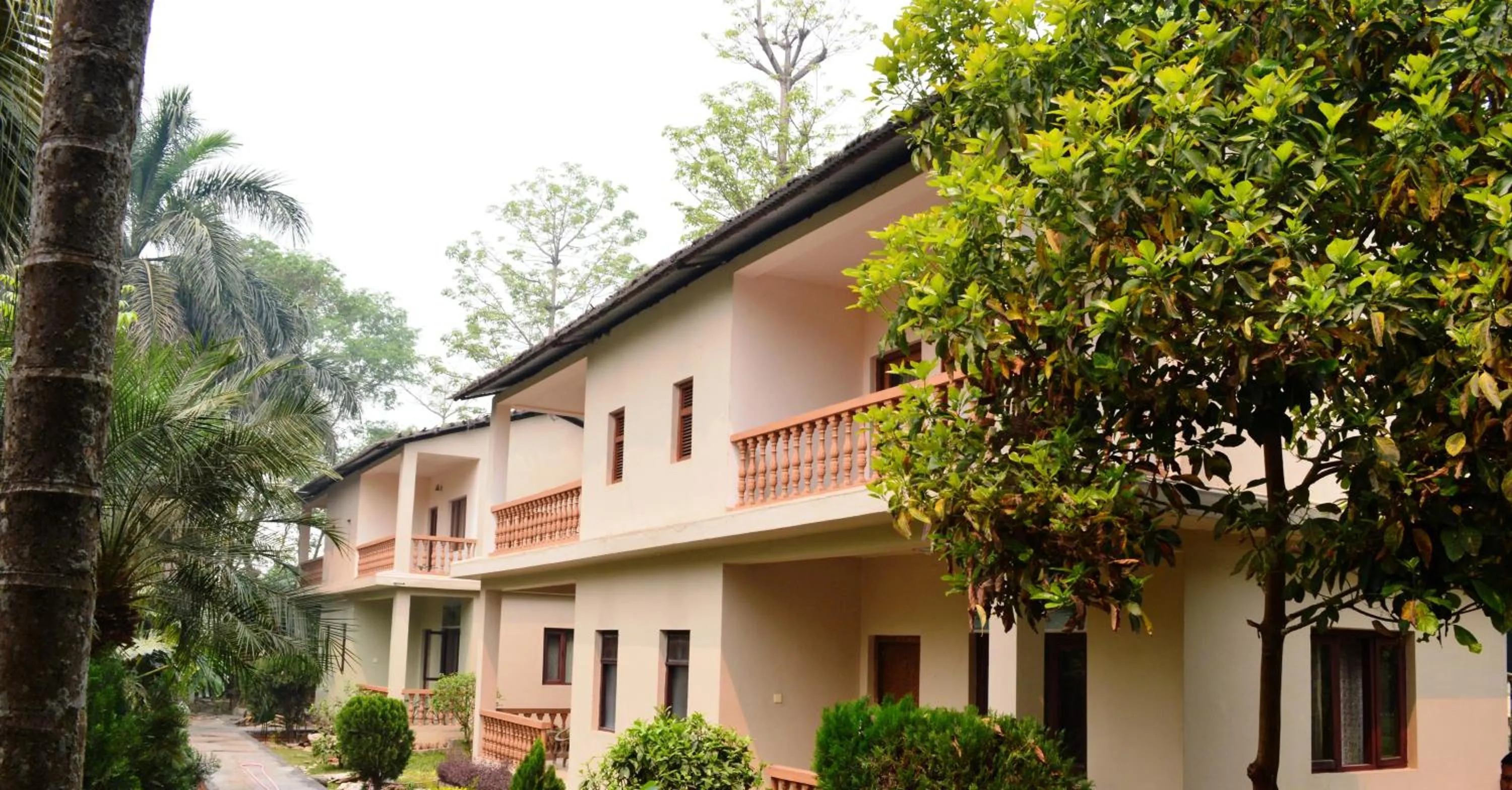 Property building in Chitwan Paradise Hotel