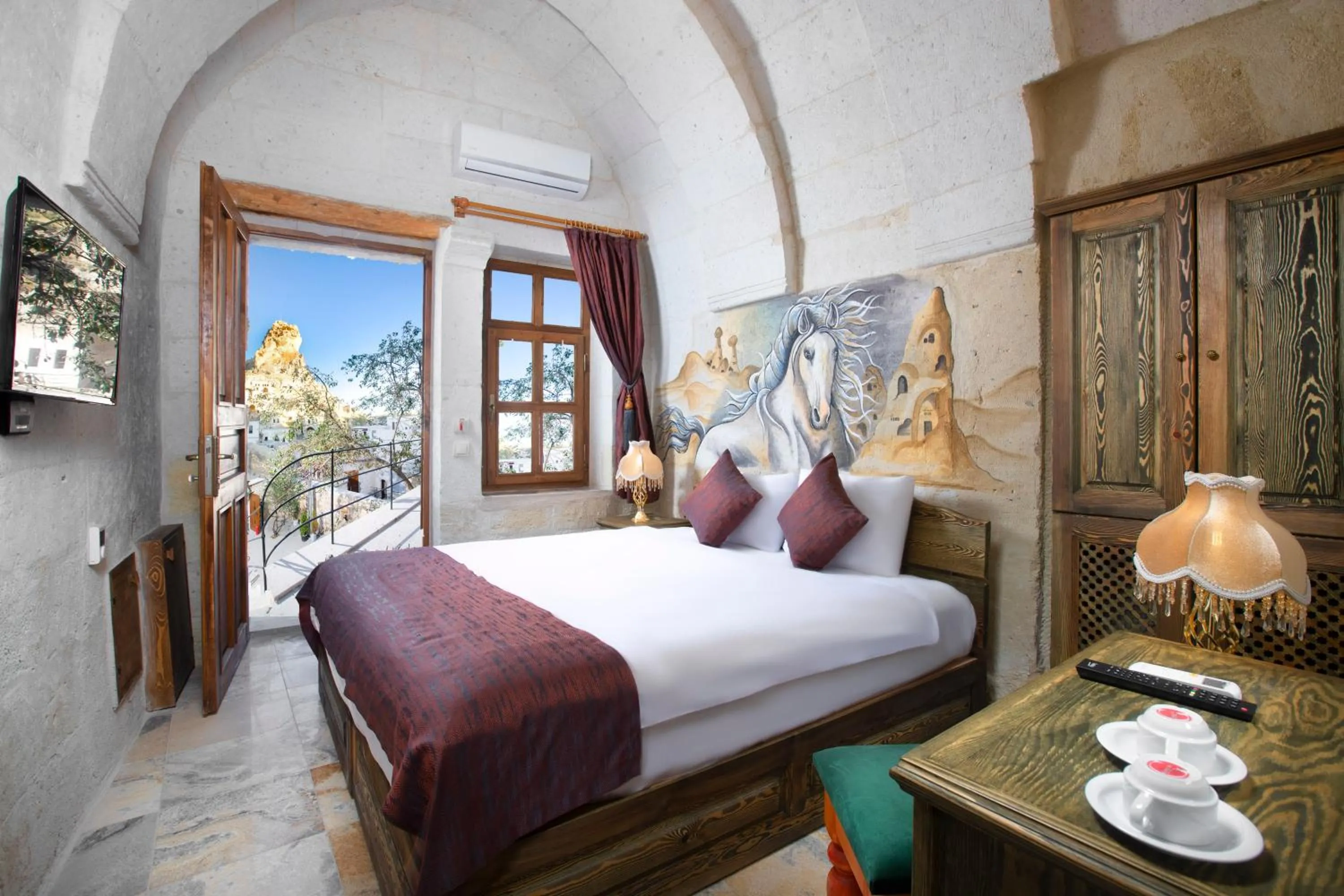 Bed in Cappadocia Pema Cave House