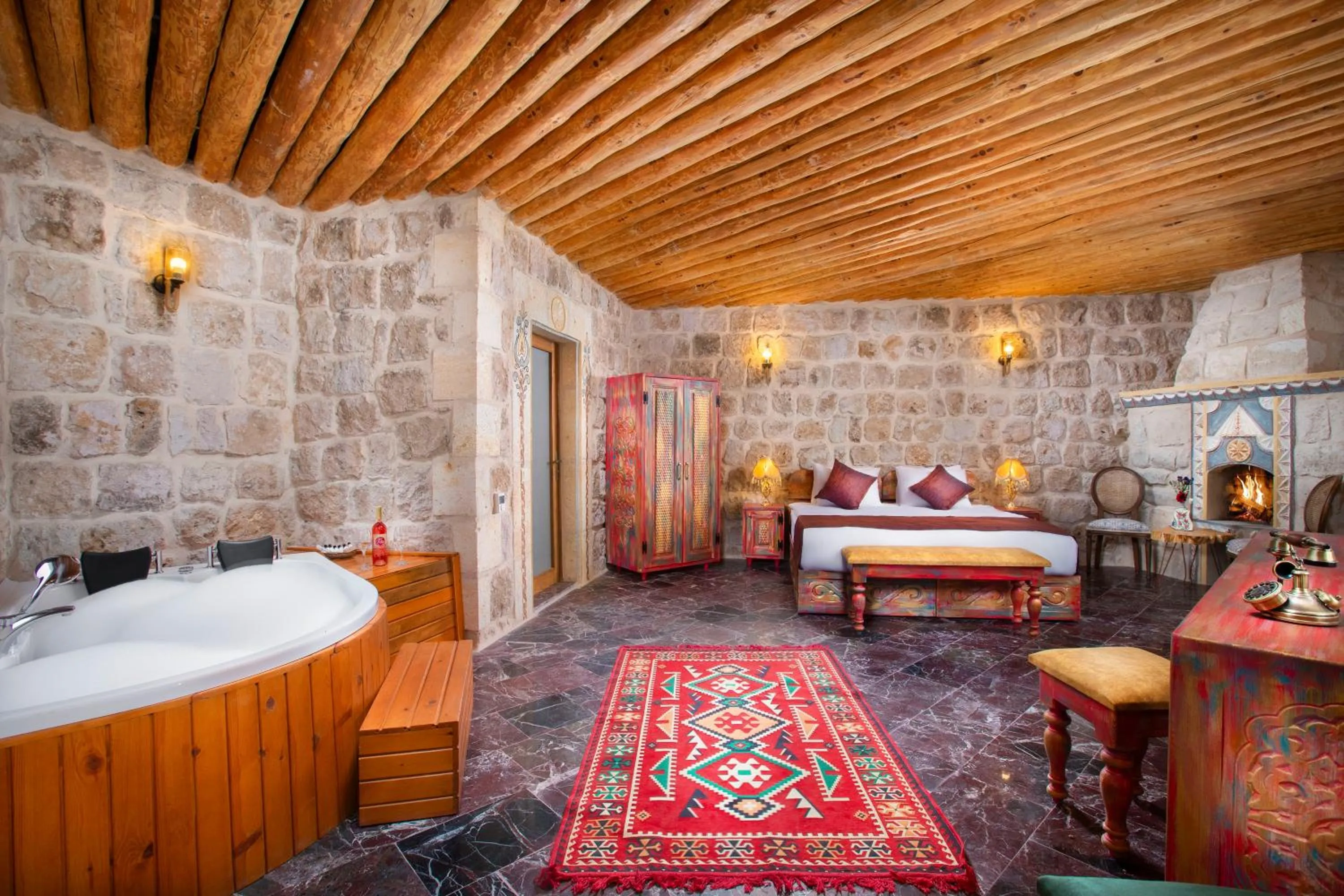 Bed in Cappadocia Pema Cave House
