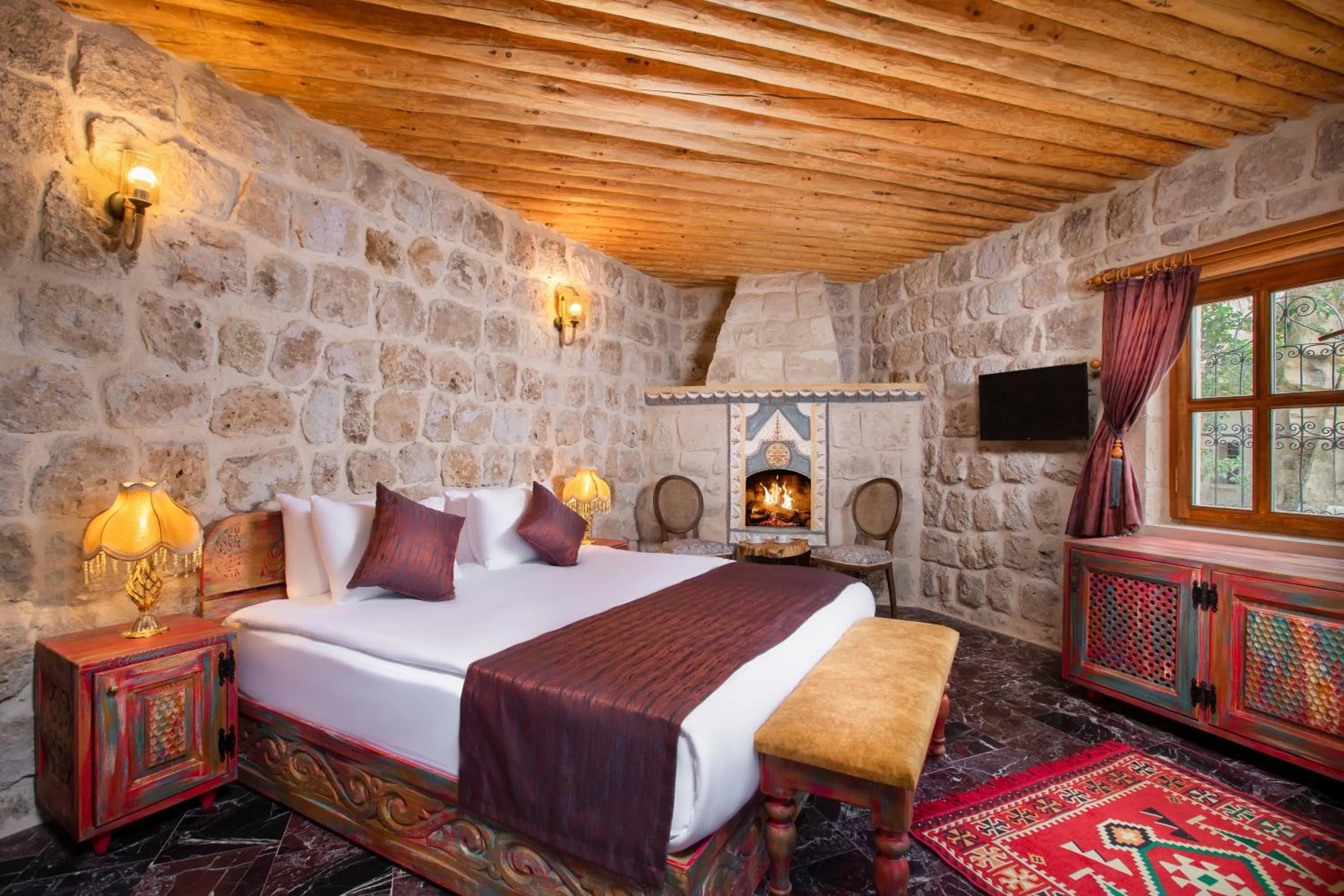 Bed in Cappadocia Pema Cave House