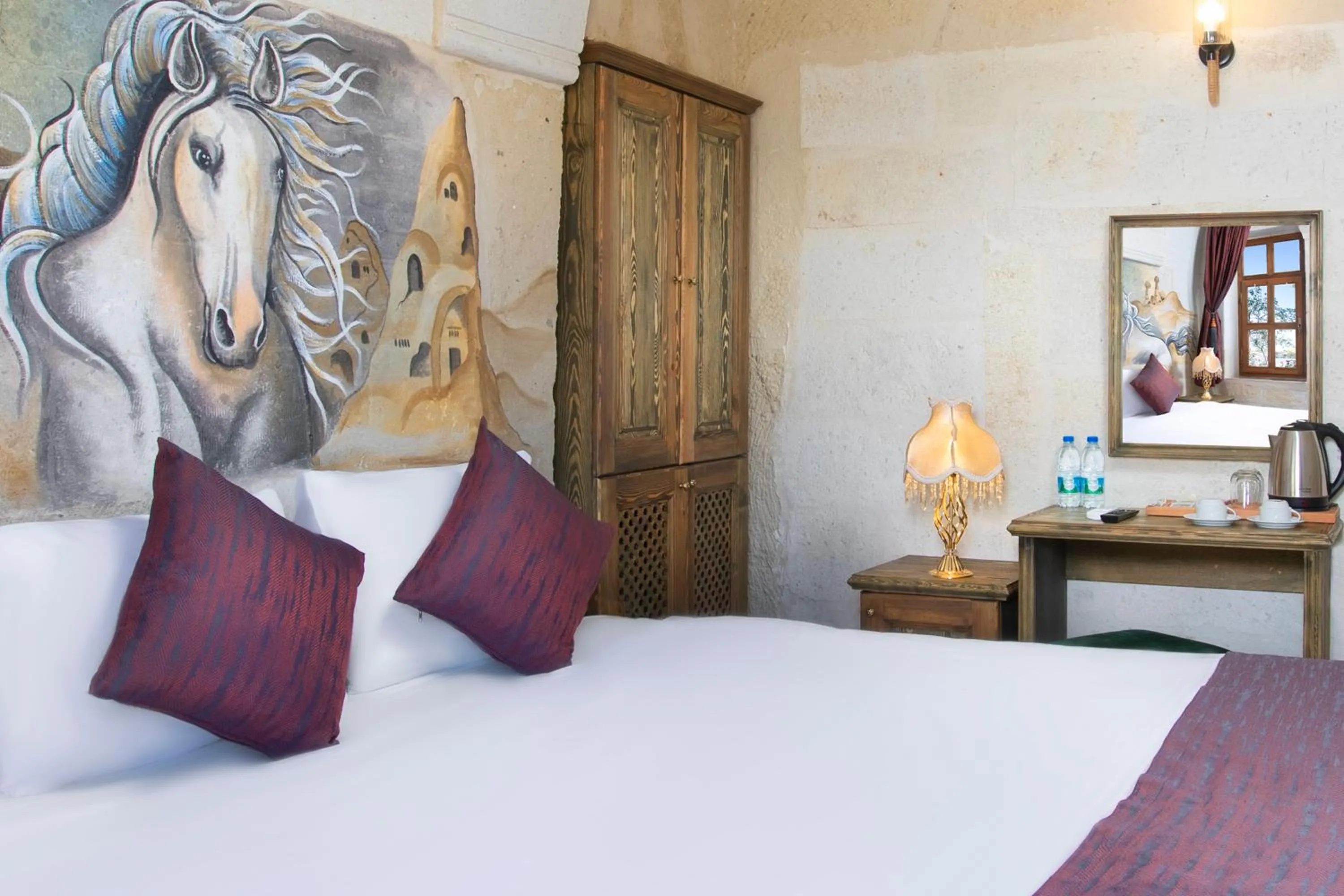 Bed in Cappadocia Pema Cave House