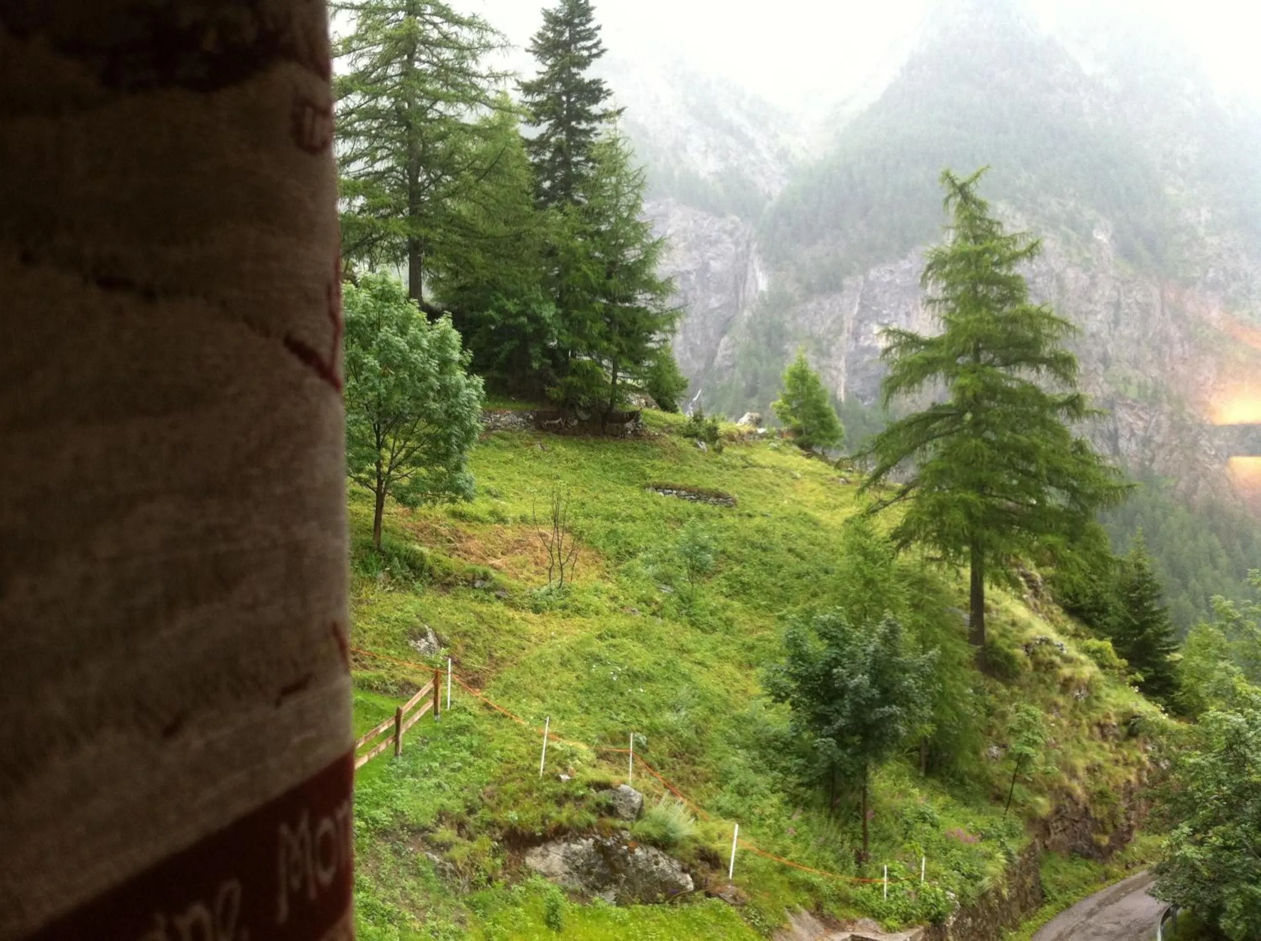 Garden in Alpe Rebelle