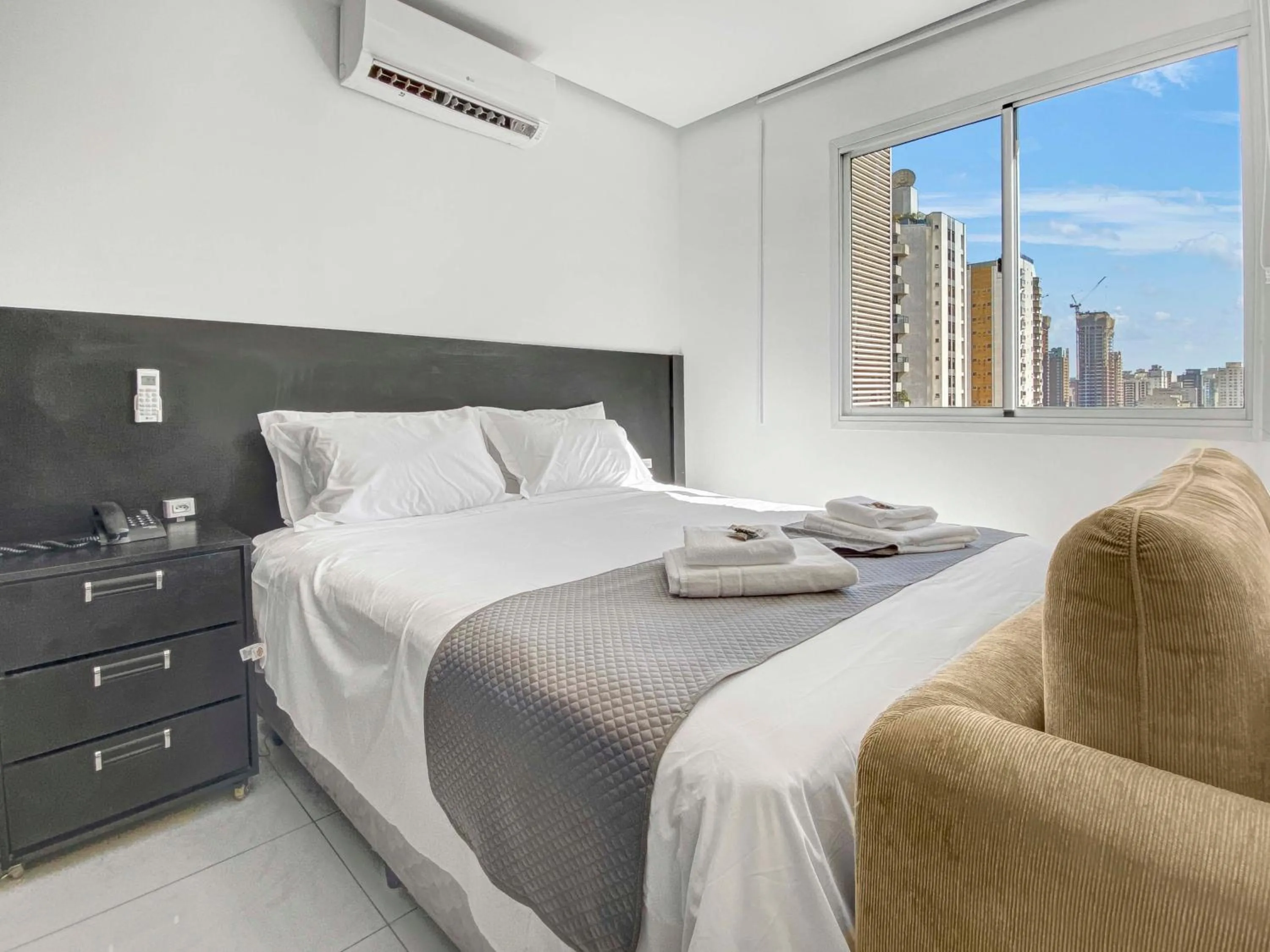 Bed in Hotel na Vila Olimpia