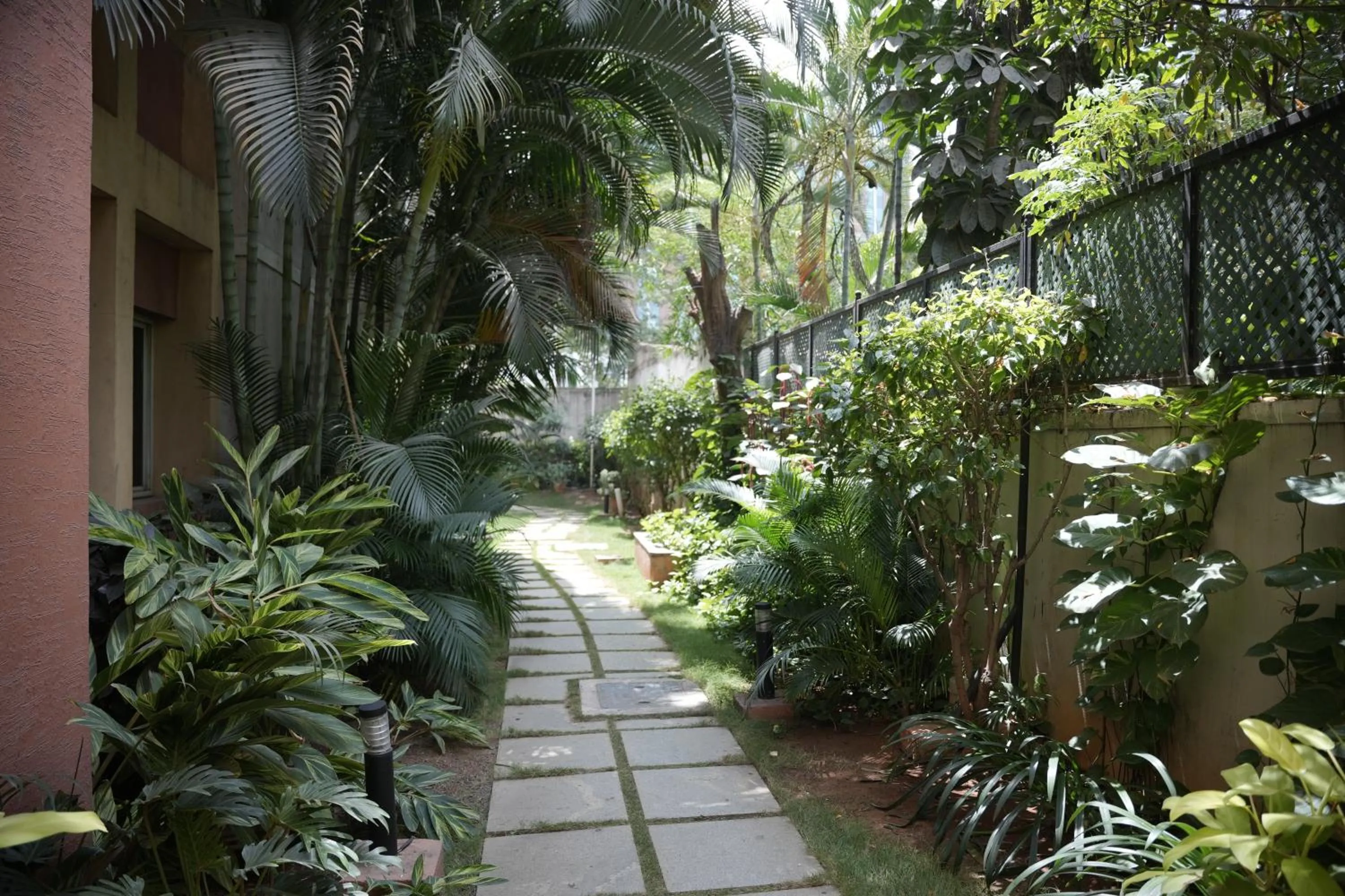 Garden view in Hotel Nagarjuna Suites