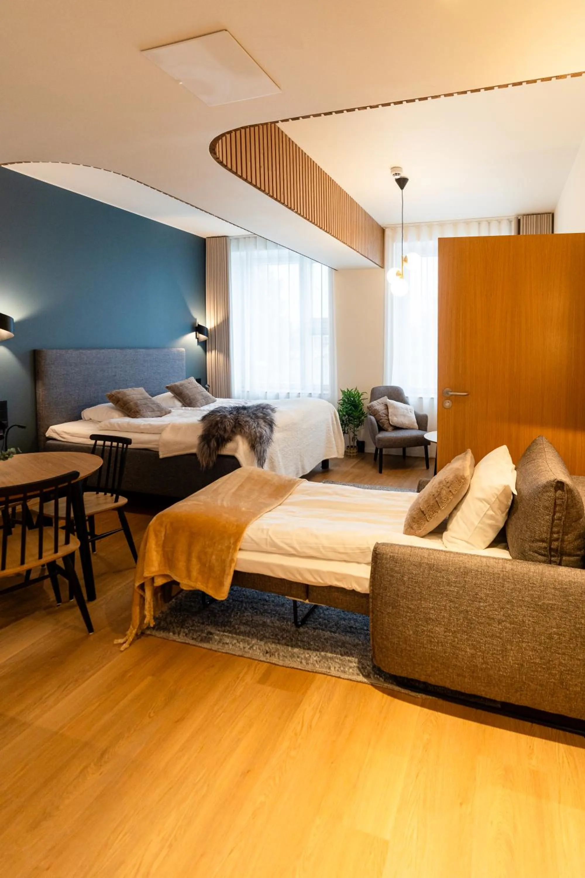 Bed in Postmaster Hotel