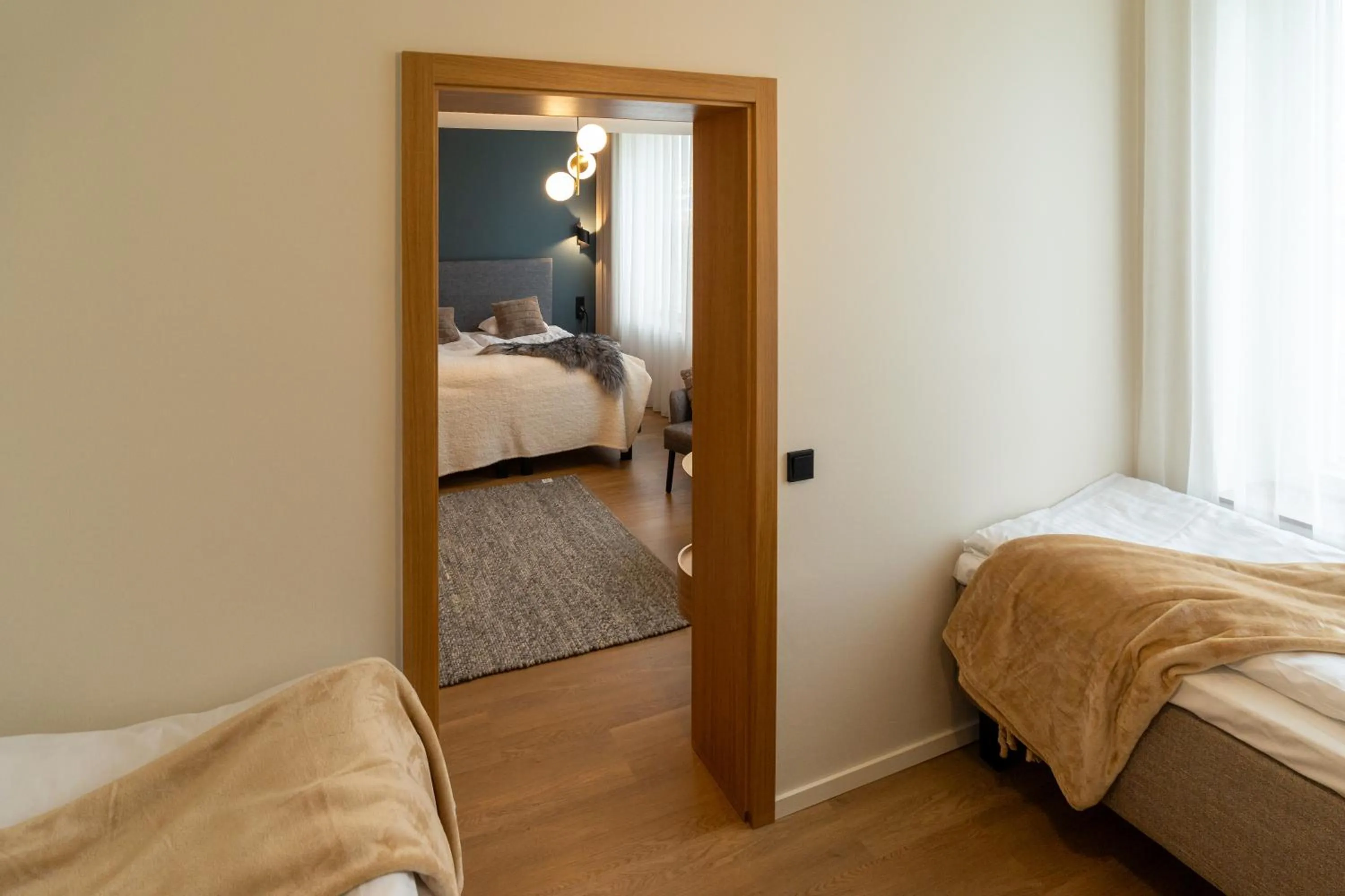 Bed in Postmaster Hotel