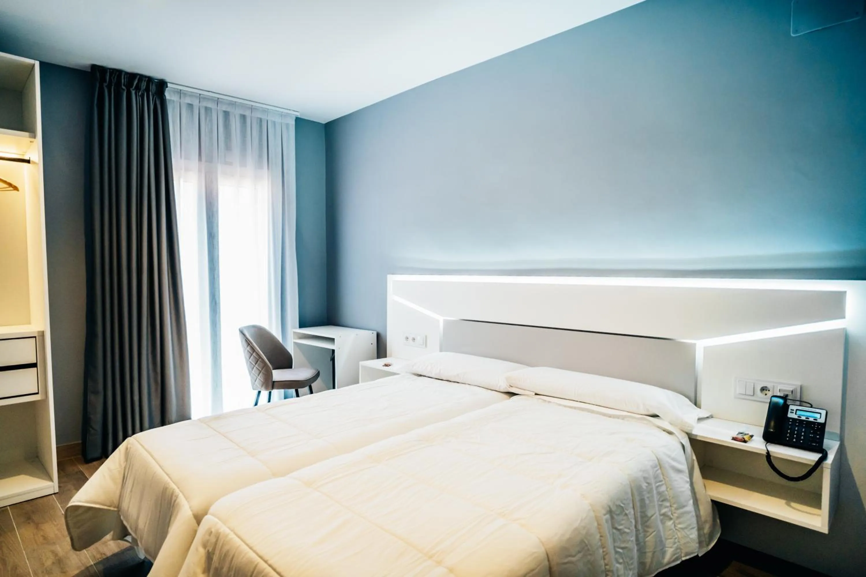 View (from property/room), Bed in Arevalos Hotel