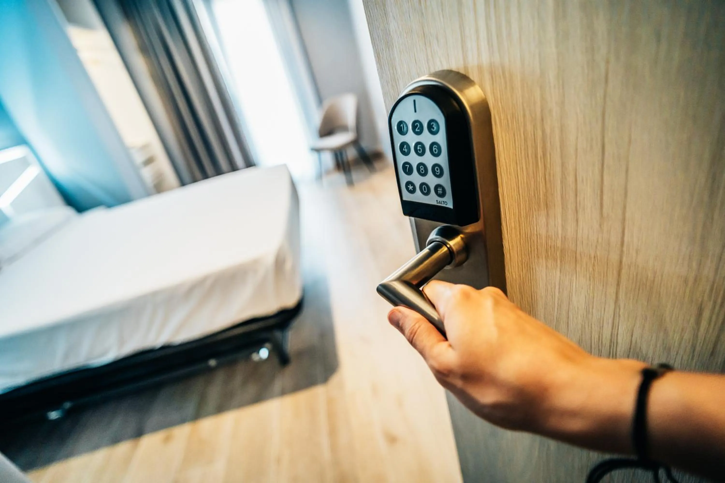 Lobby or reception, Bed in Arevalos Hotel