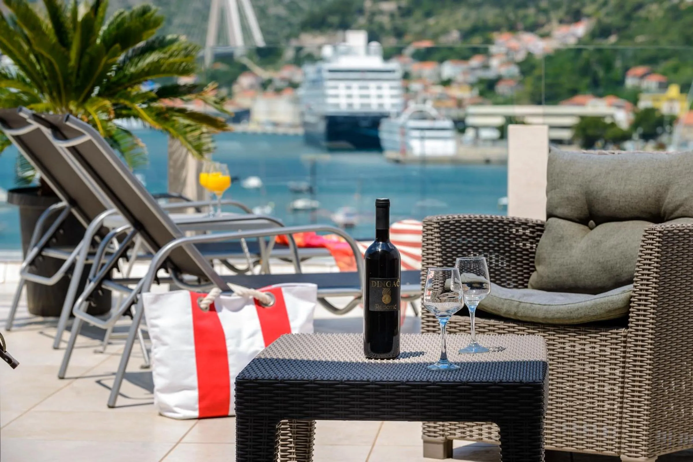 Balcony/Terrace in Adriatic Deluxe Apartments