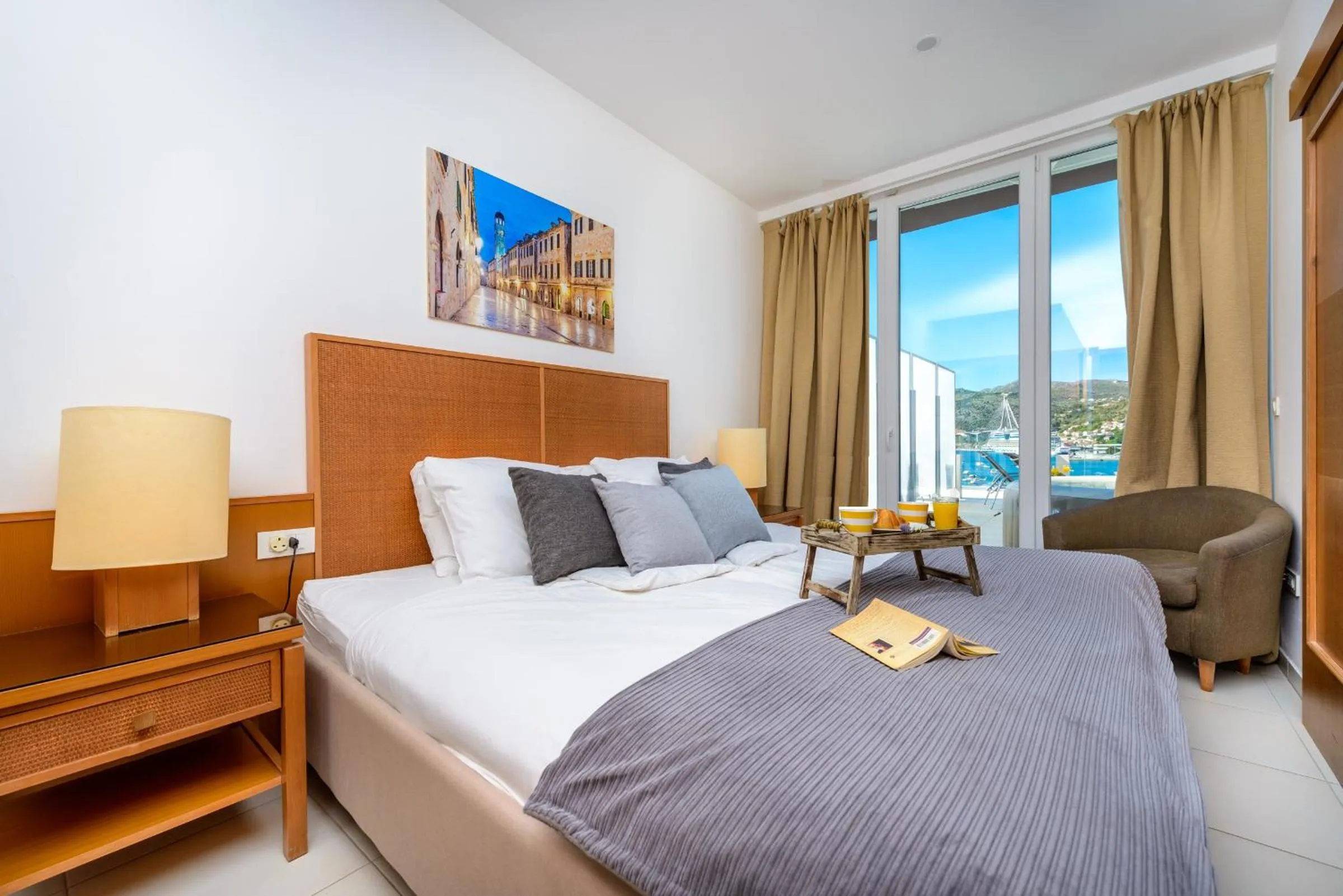 Bedroom, Bed in Adriatic Deluxe Apartments