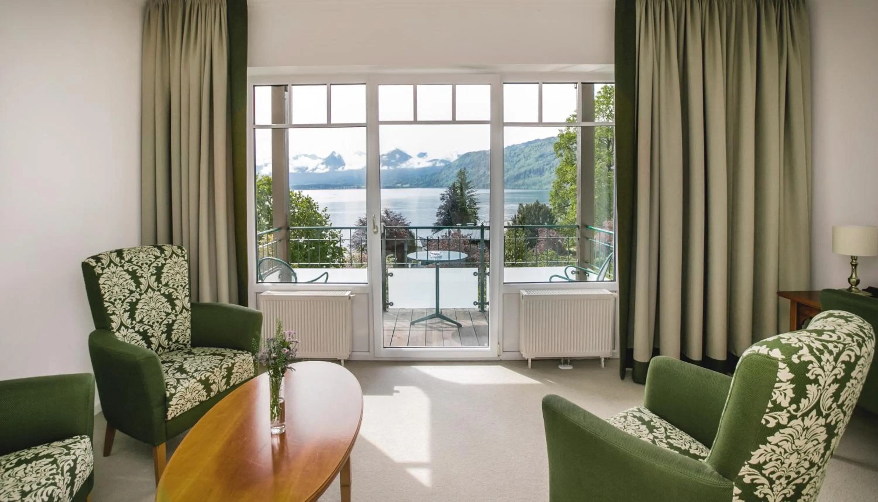 Lake view in Seehotel Billroth