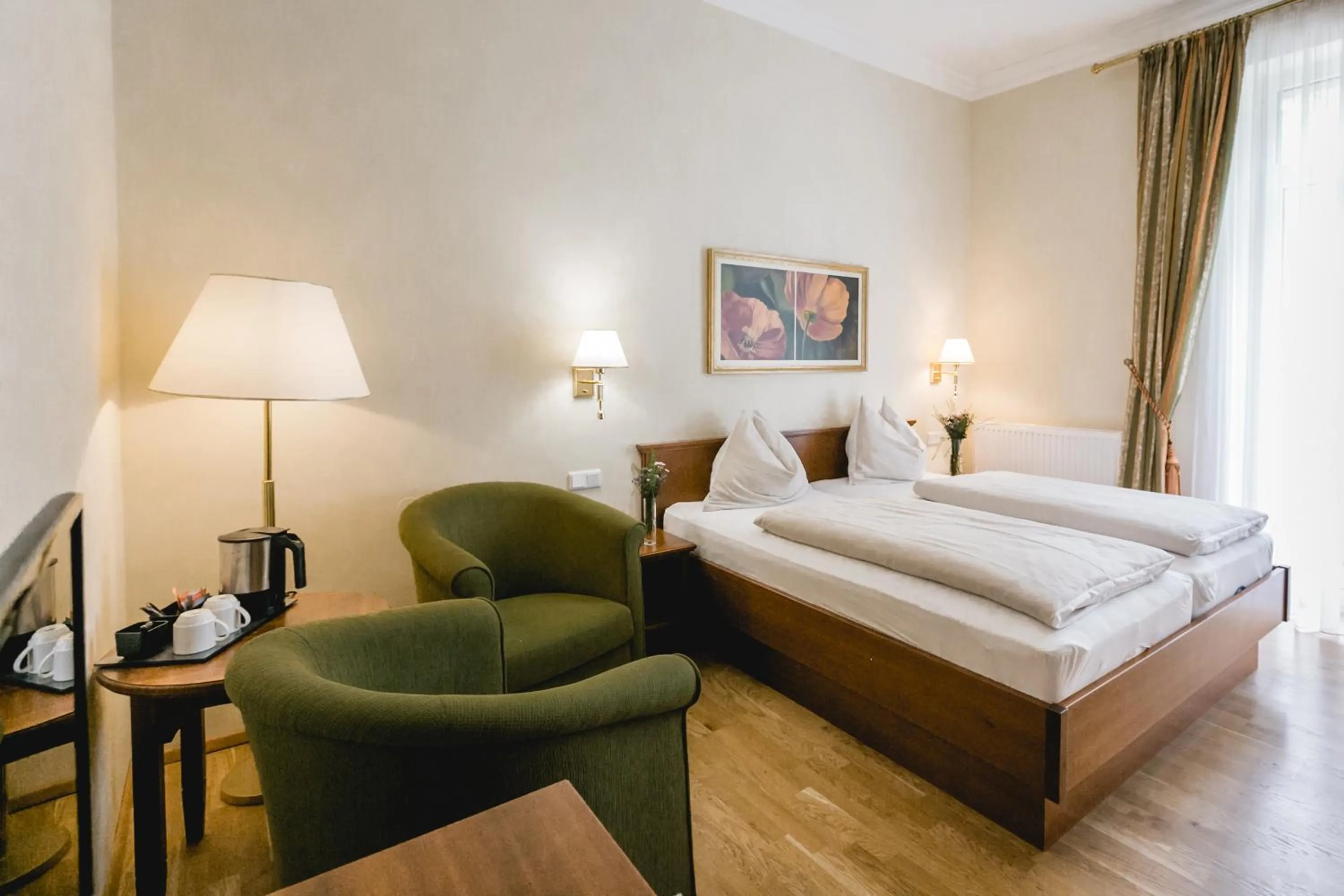 Bed in Seehotel Billroth