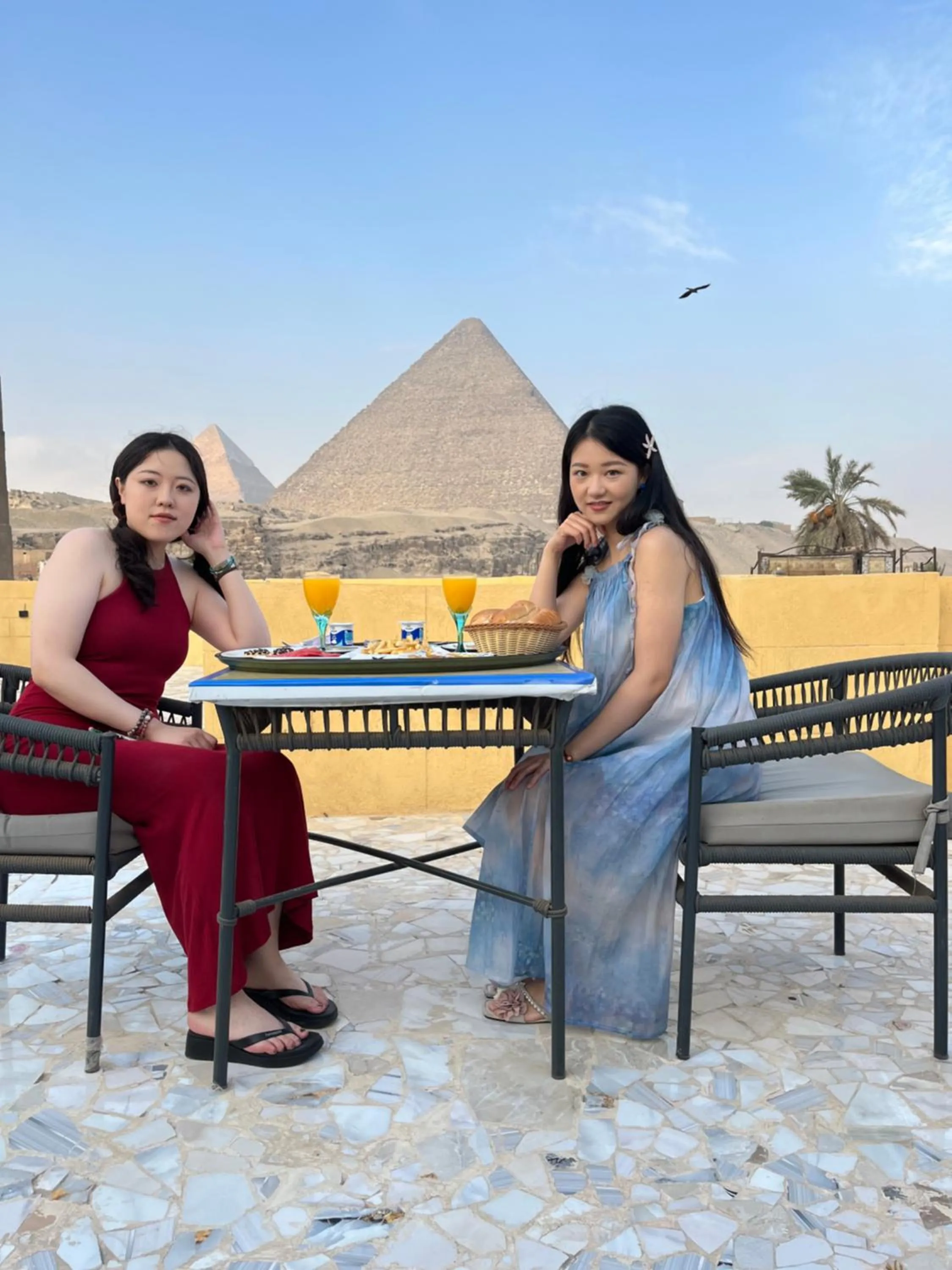 Dining area in El Khalil Pyramids View Inn