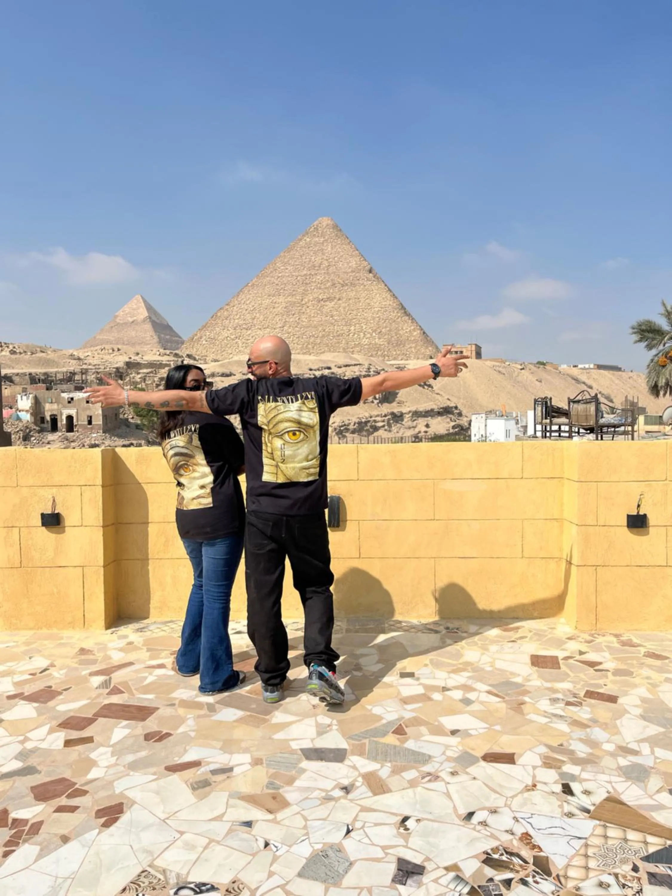 Mountain view in El Khalil Pyramids View Inn