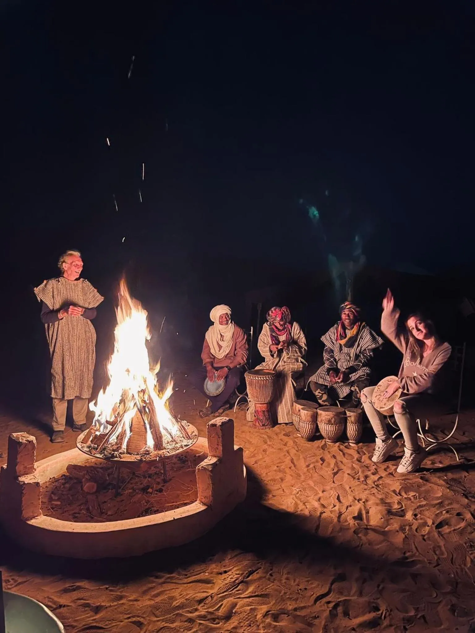 BBQ facilities in Tinfou desert camp