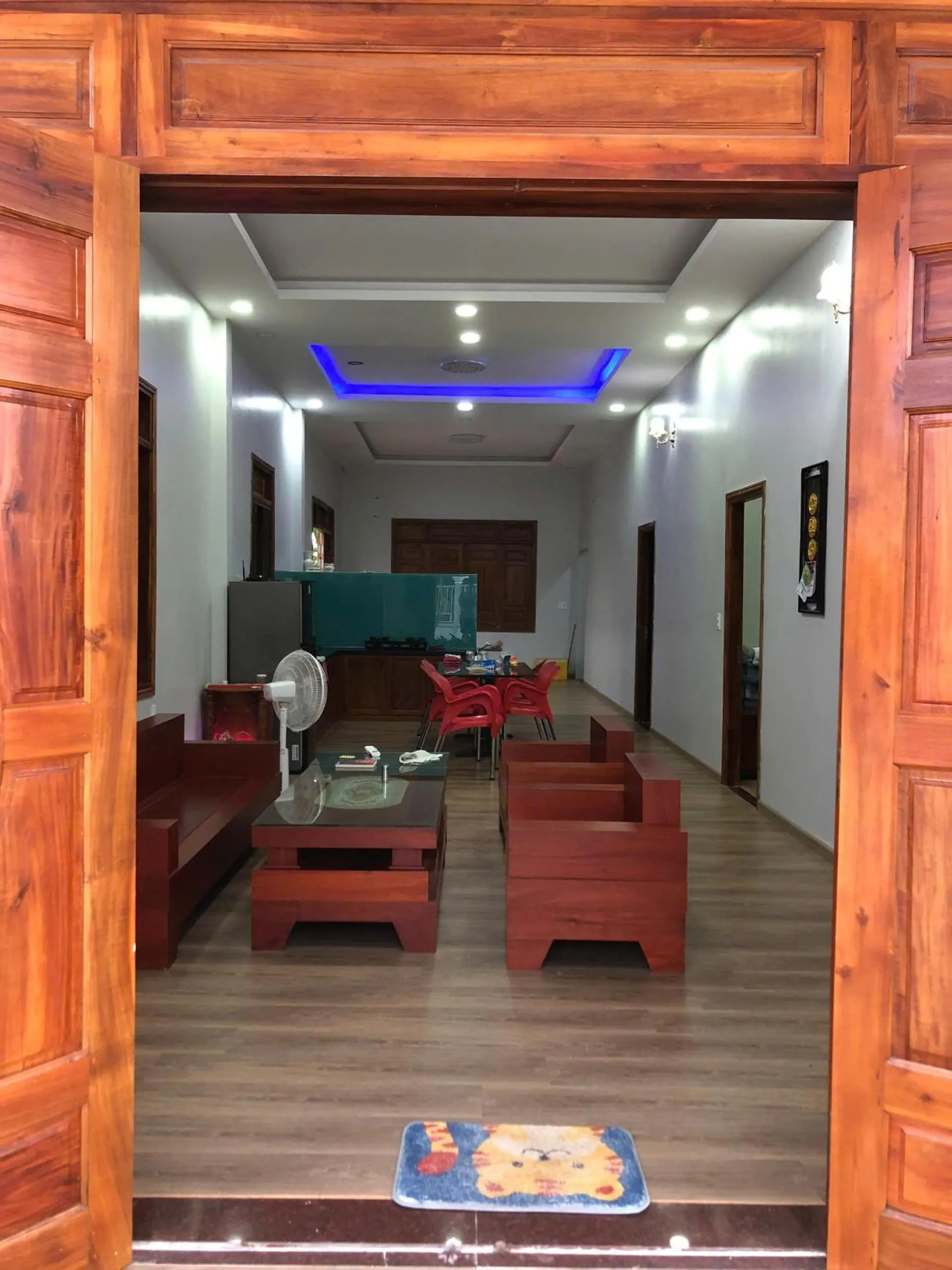 Seating area in Hoàng Đô Hotel