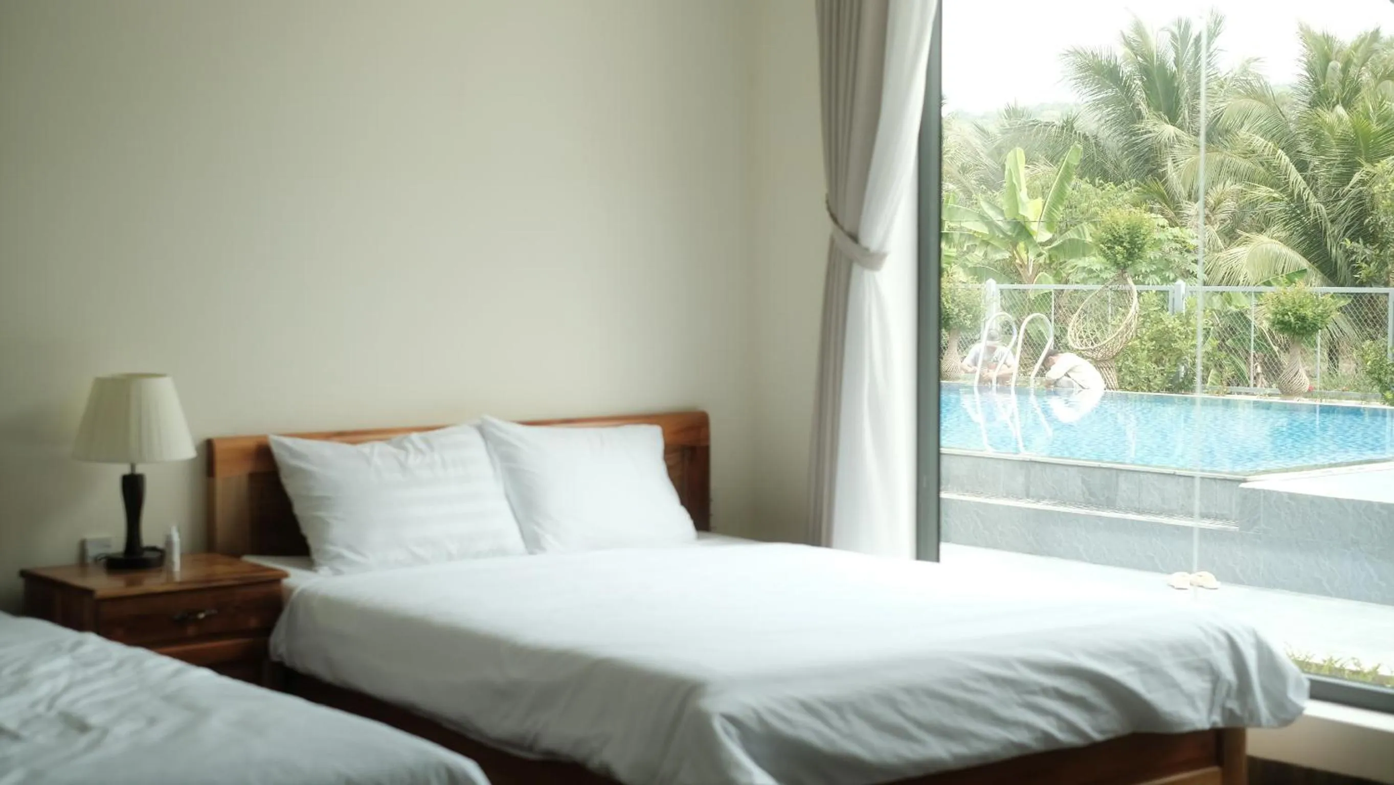 Bed in Hoàng Đô Hotel