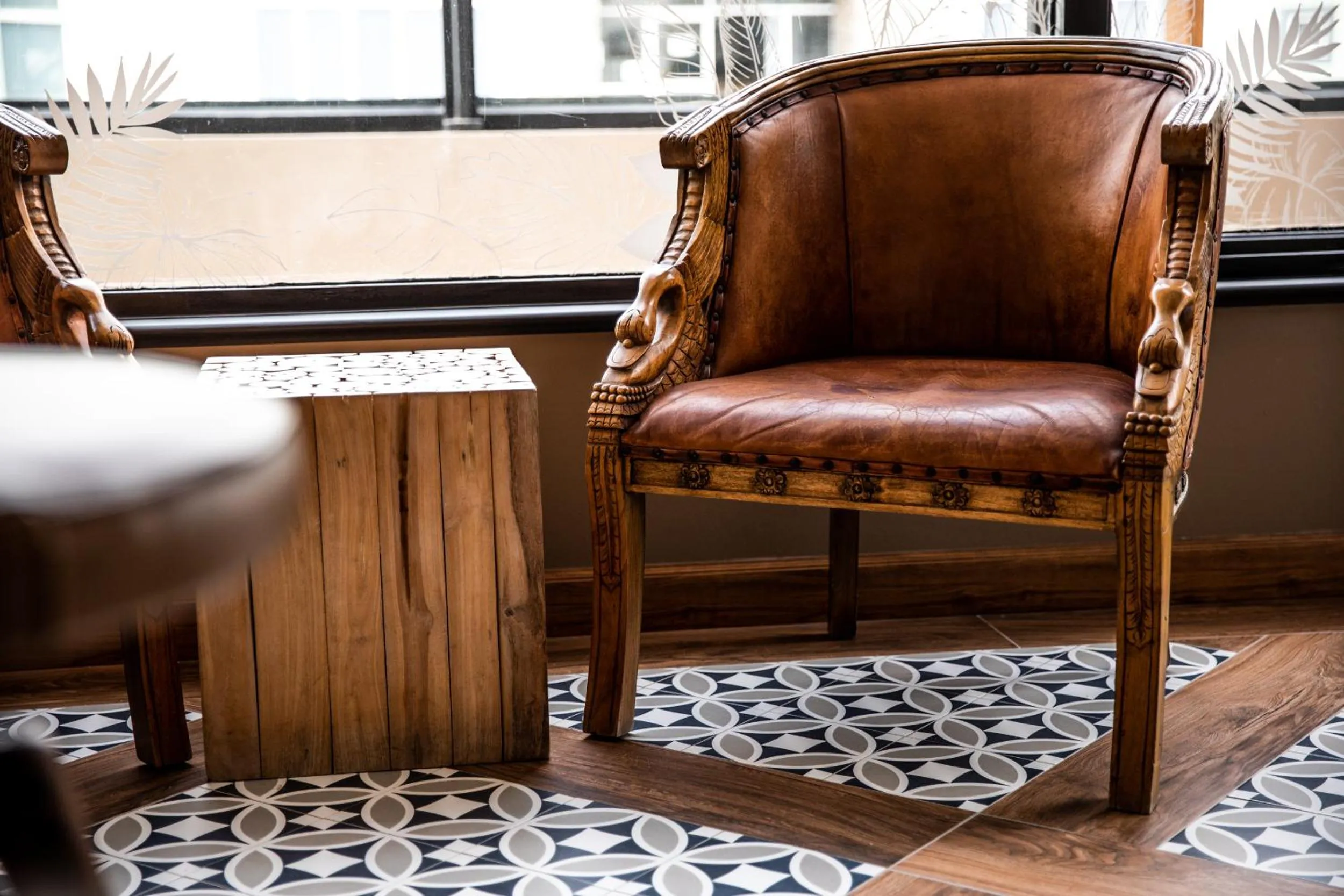 Seating area in Swakopmund Sands