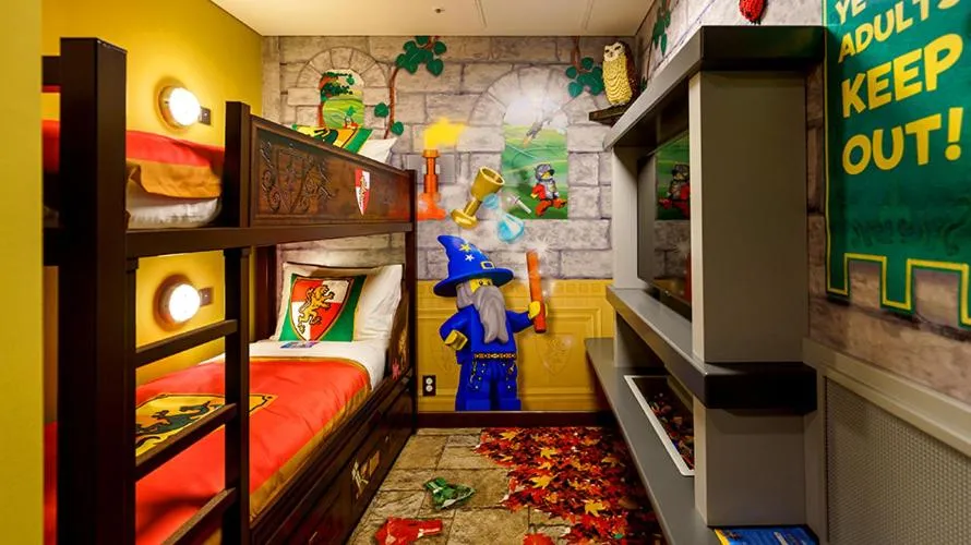 Bed in LEGOLAND Korea Resort Hotel