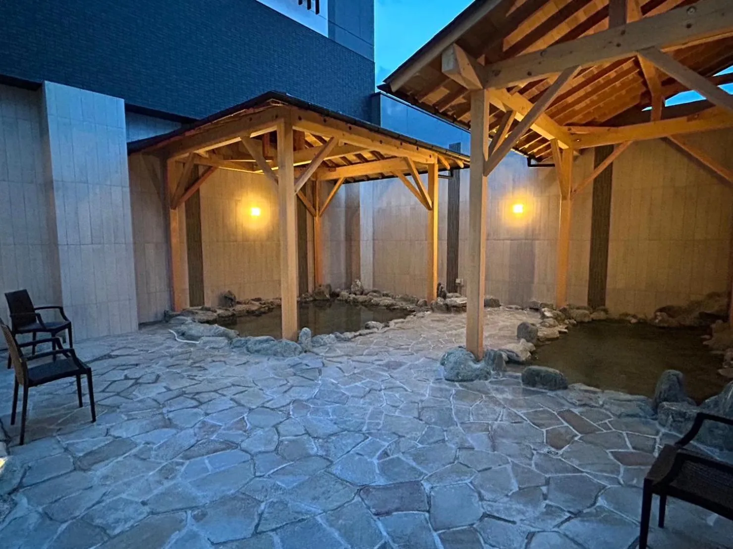 Open Air Bath in Hotel Route Inn Grand Chichibu