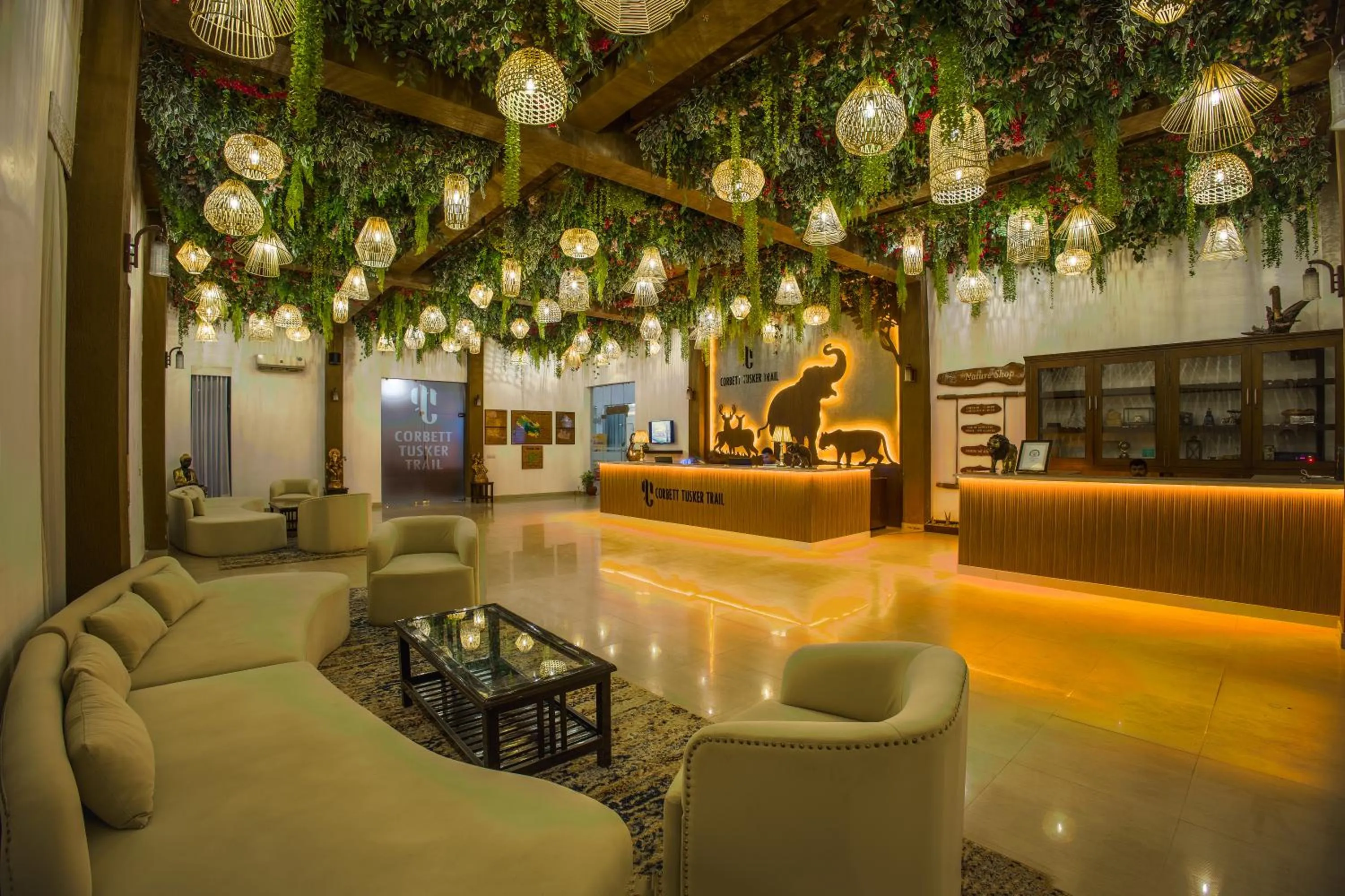 Lobby or reception in Corbett Tusker Trail