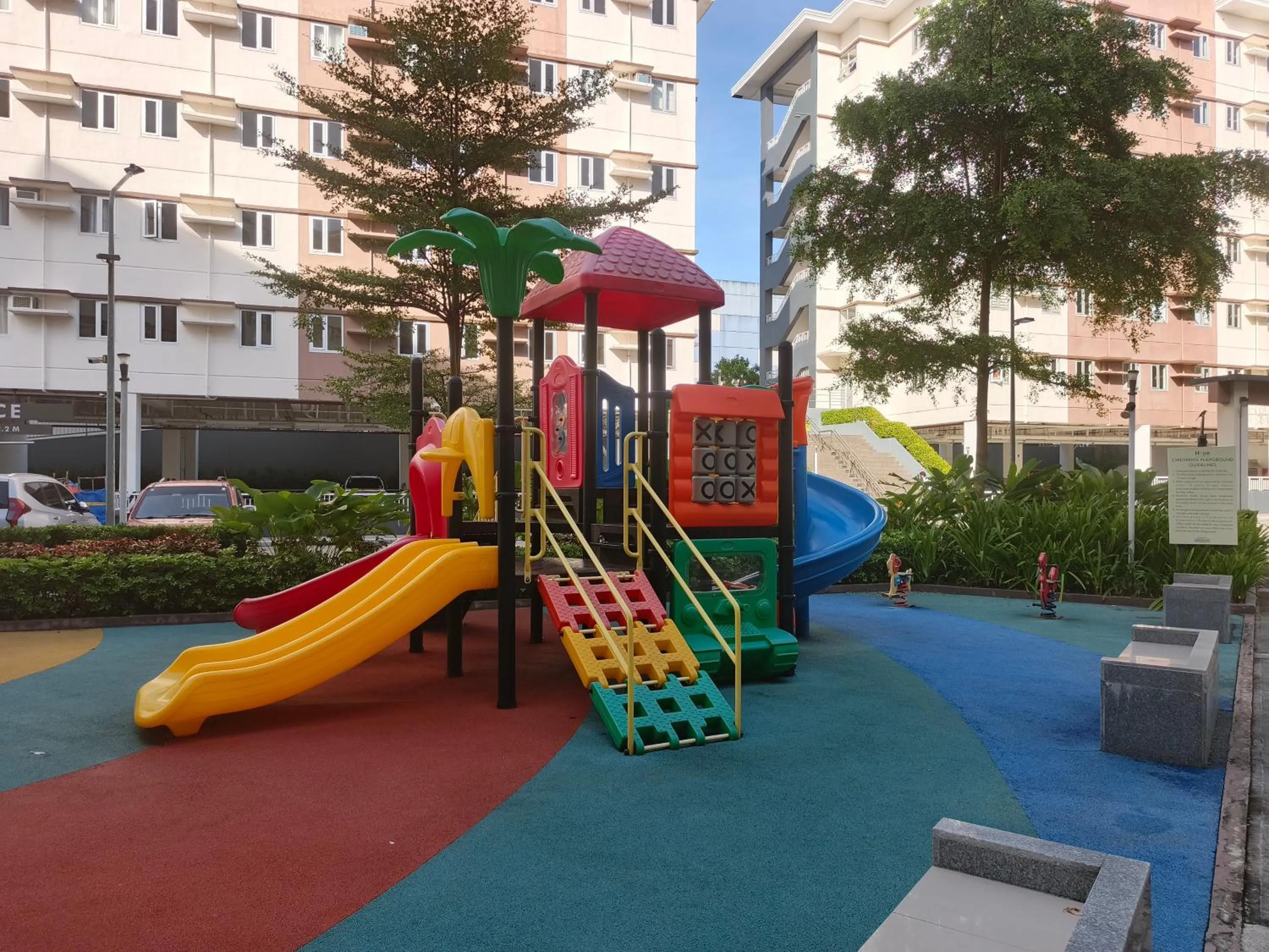 Children play ground in Happy Stays B - End Unit Greenery View at SMDC Hope Residences