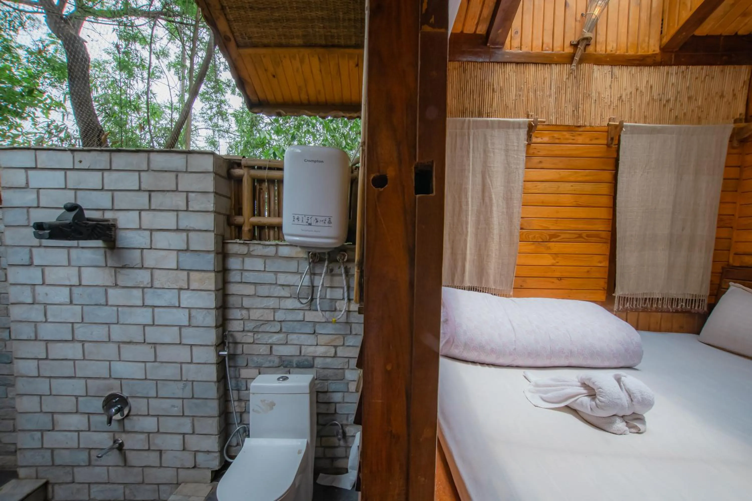 Bed in Bagaicha Adventure Resort