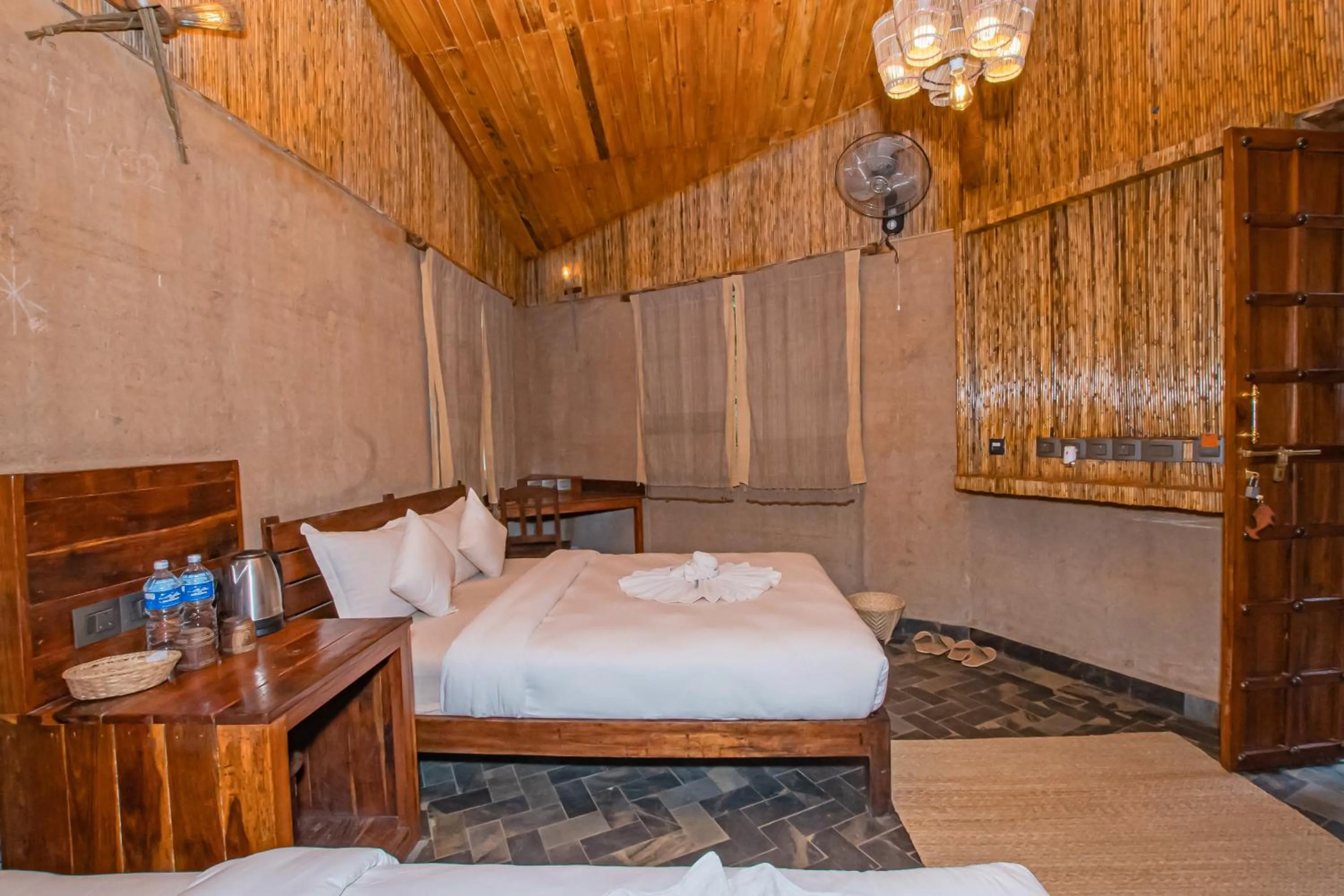 Bed in Bagaicha Adventure Resort
