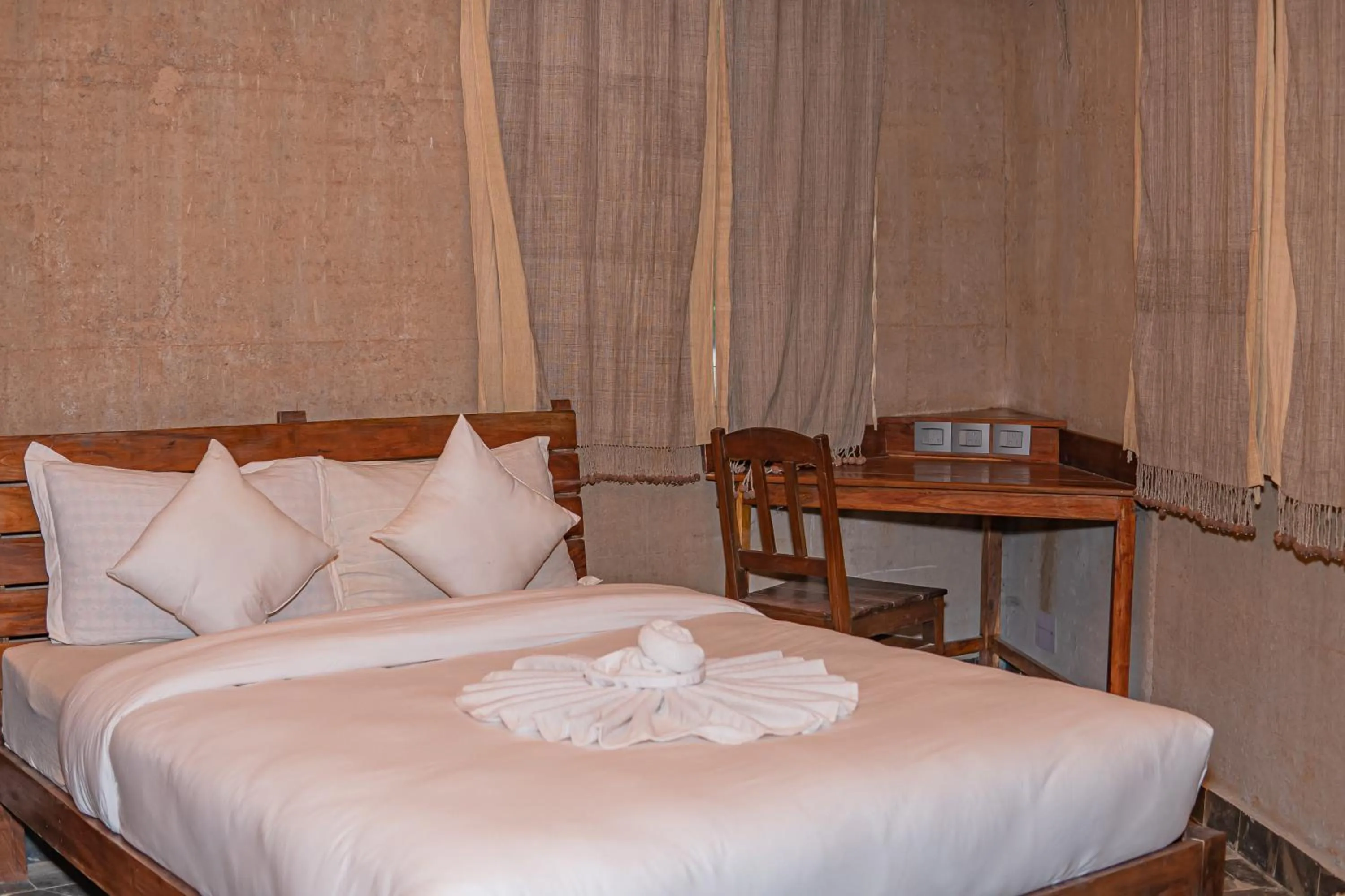 Bed in Bagaicha Adventure Resort
