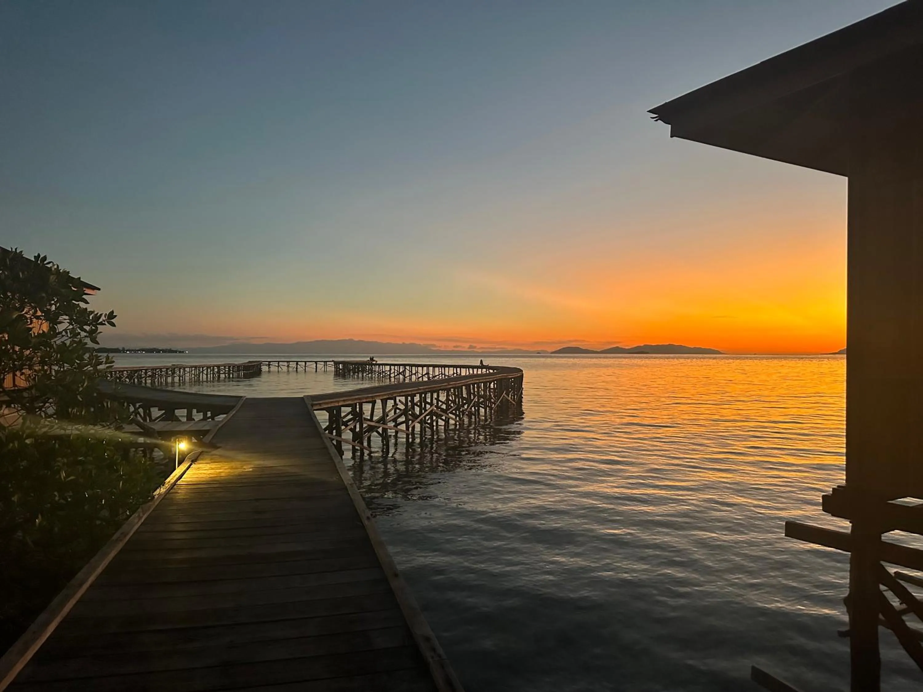 Sunset in Vogelkopf Resort