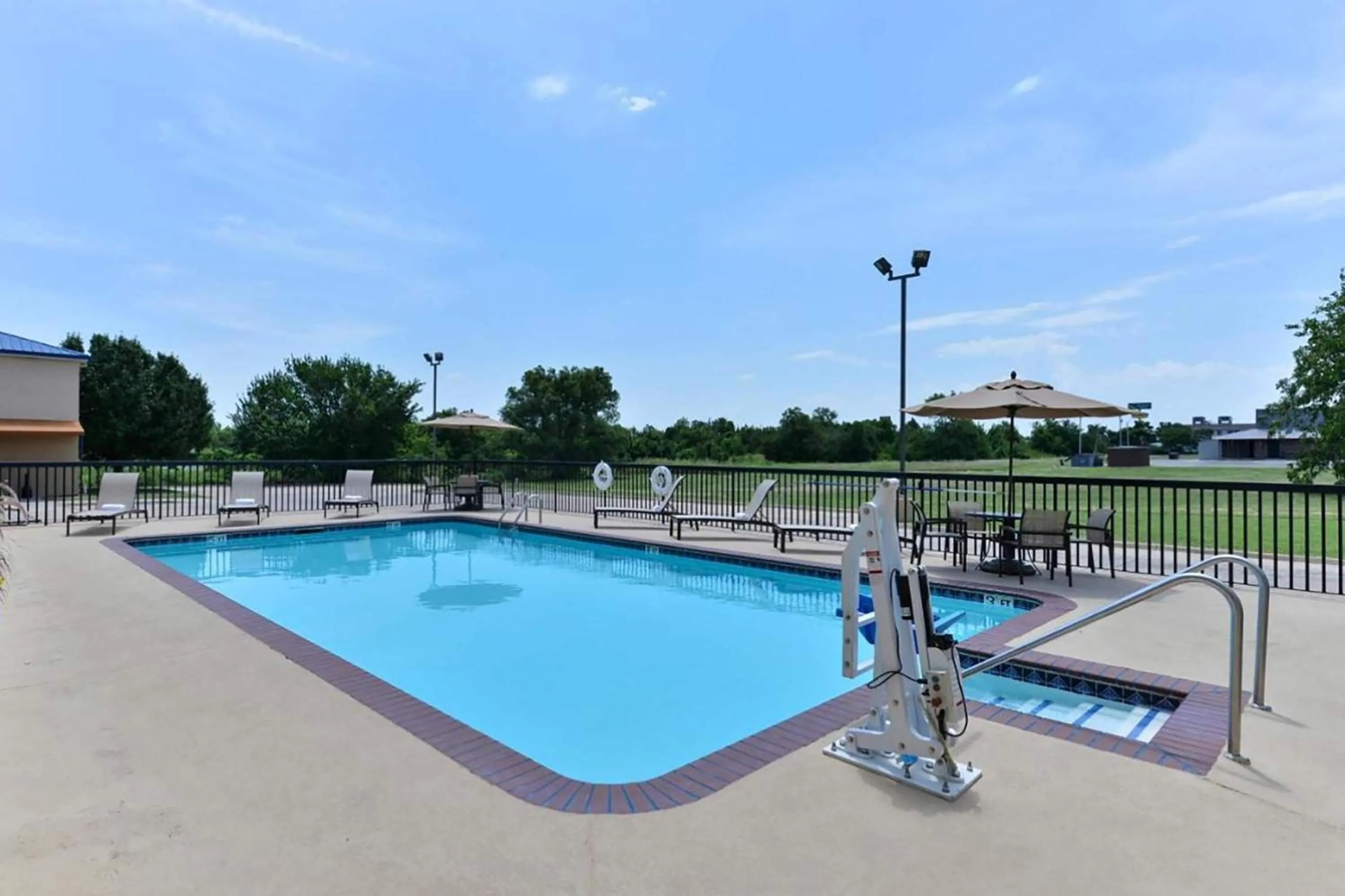 Pool view in Baymont by Wyndham Ardmore I-35