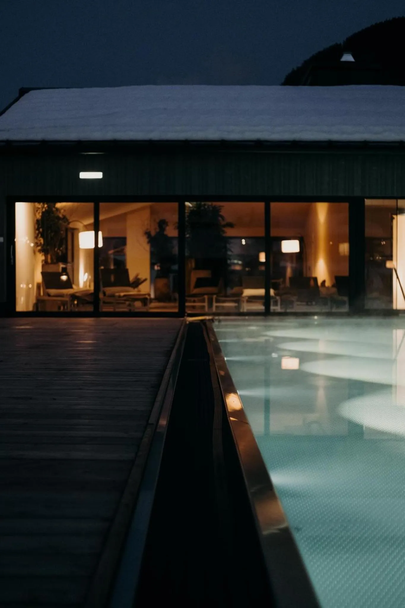 Pool view in kerii - adults boutique hotel