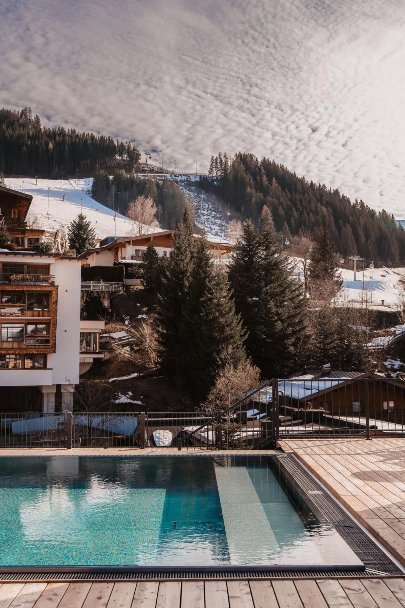 Pool view in kerii - adults boutique hotel