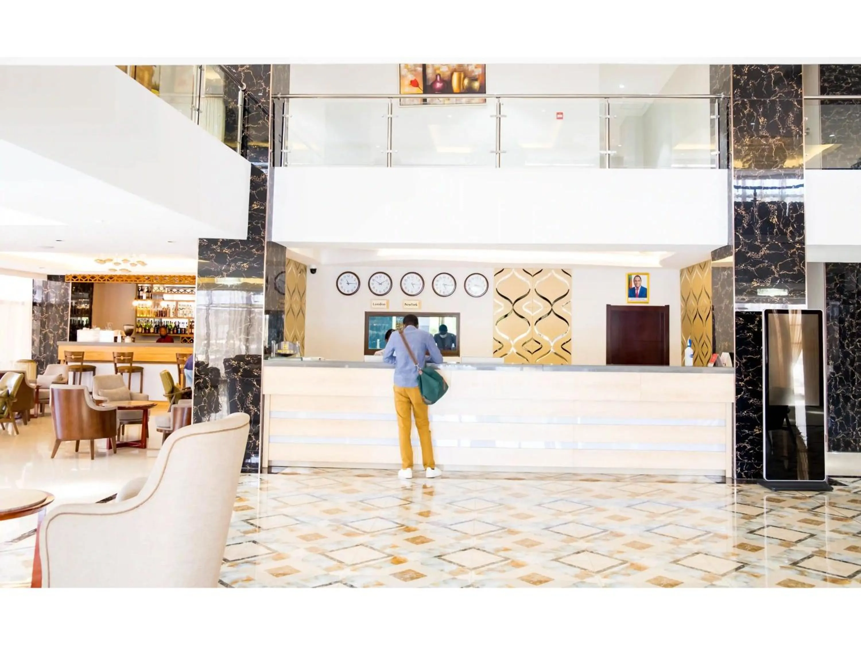 Lobby or reception in Grand Palace Hotel Lusaka