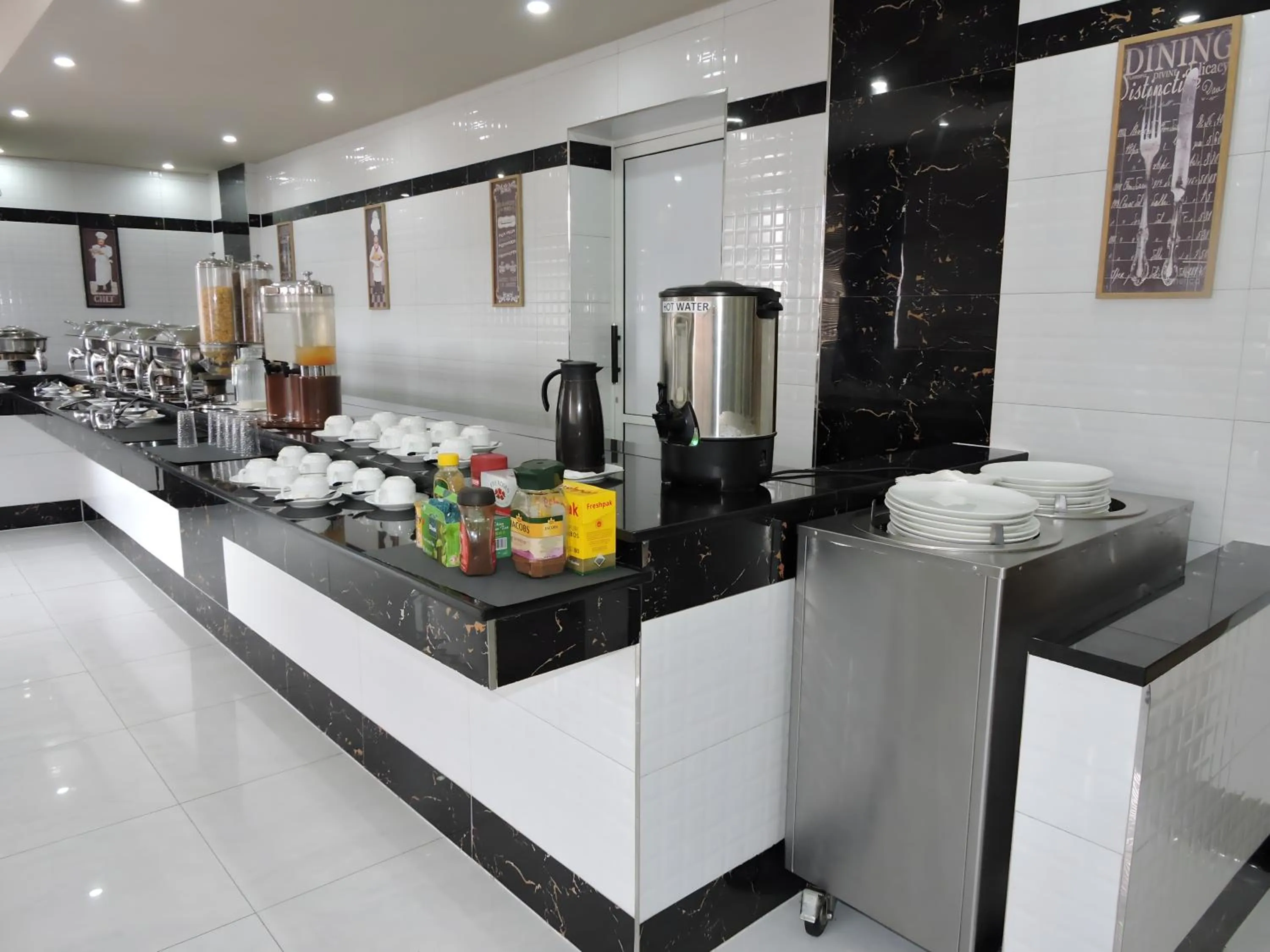 Buffet breakfast in Grand Palace Hotel Lusaka