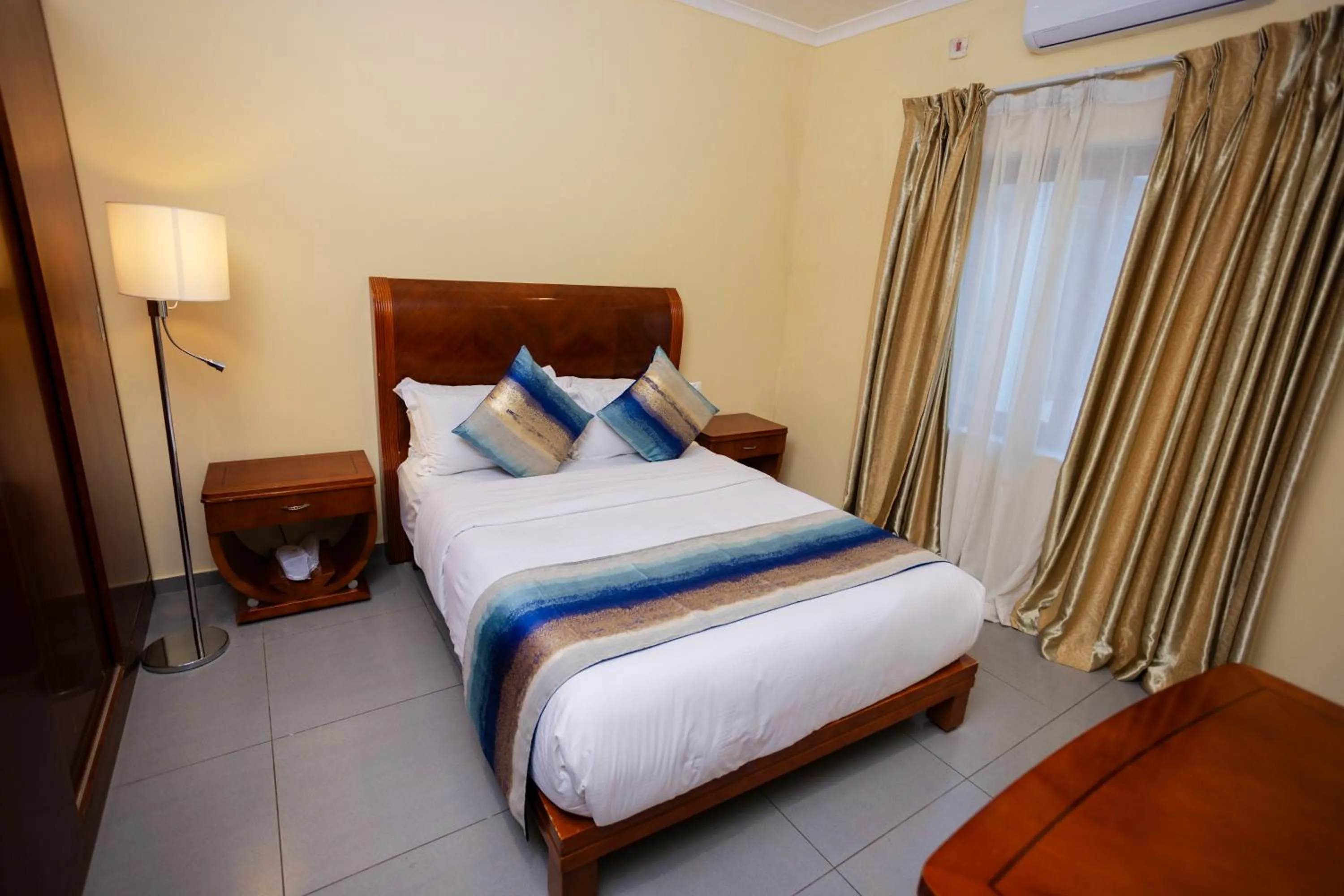 Bed in Grand Palace Hotel Lusaka