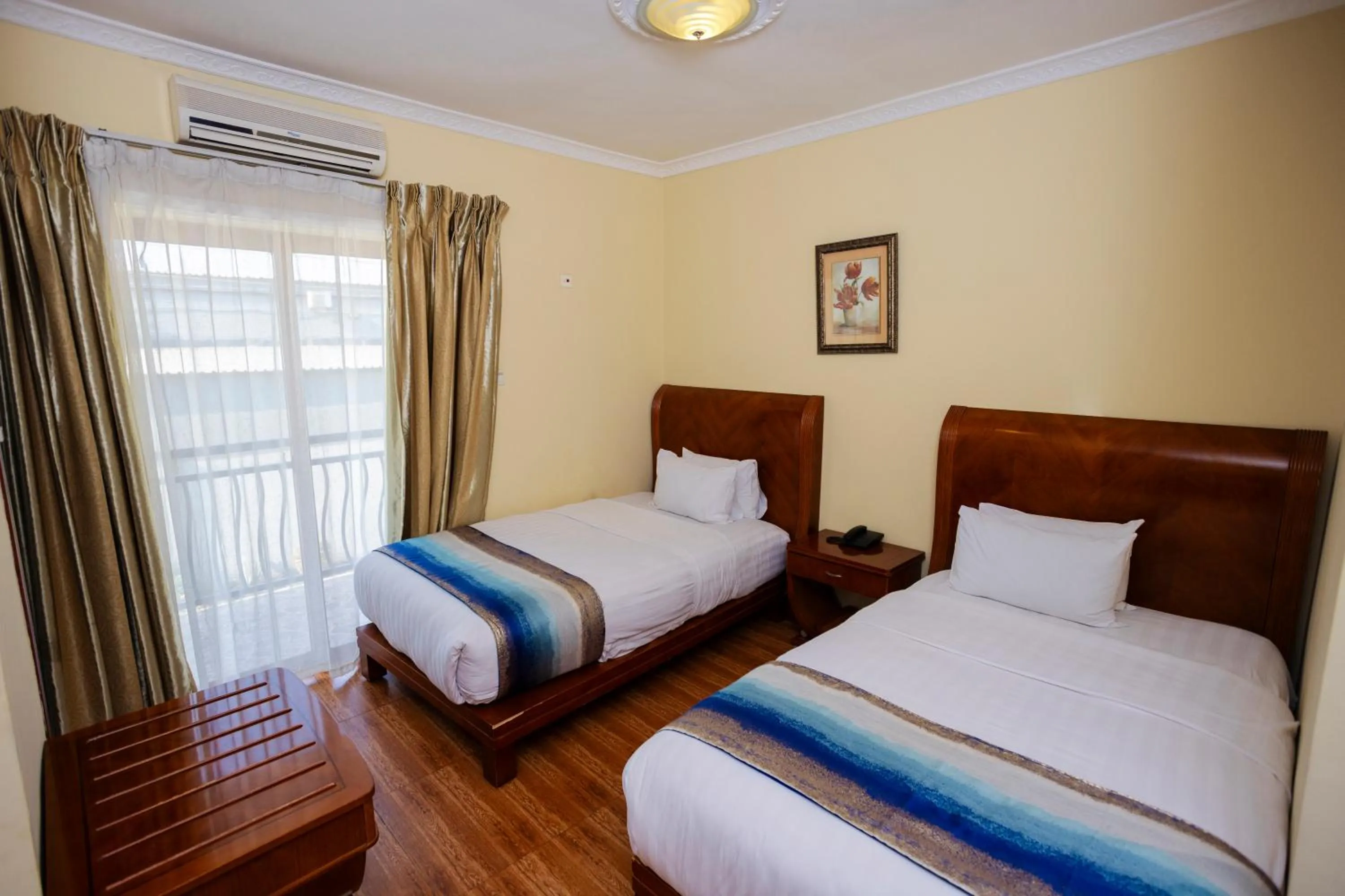 Bed in Grand Palace Hotel Lusaka