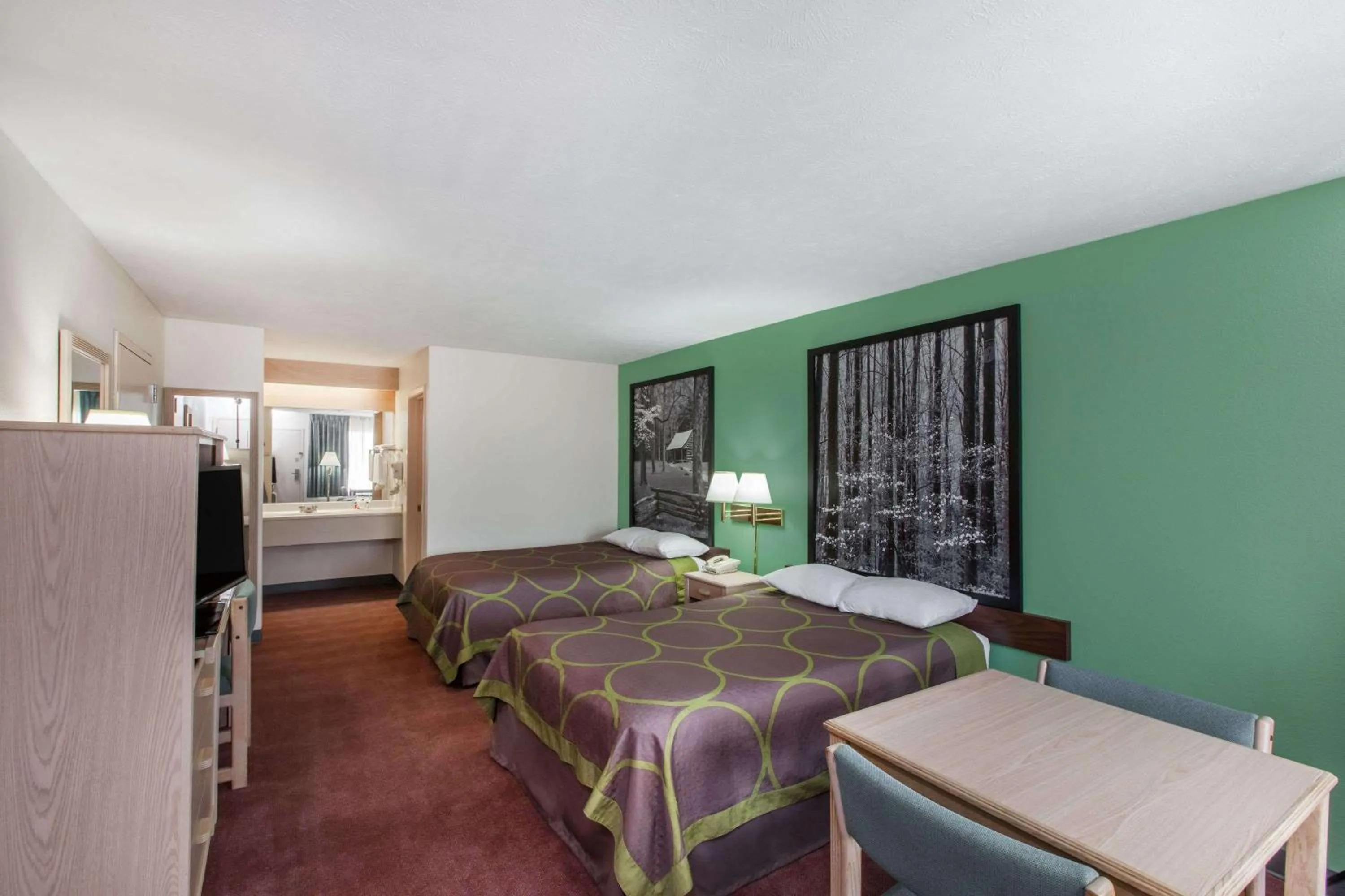 Double Room with Two Double Beds - Non-Smoking in Super 8 by Wyndham Jasper TX