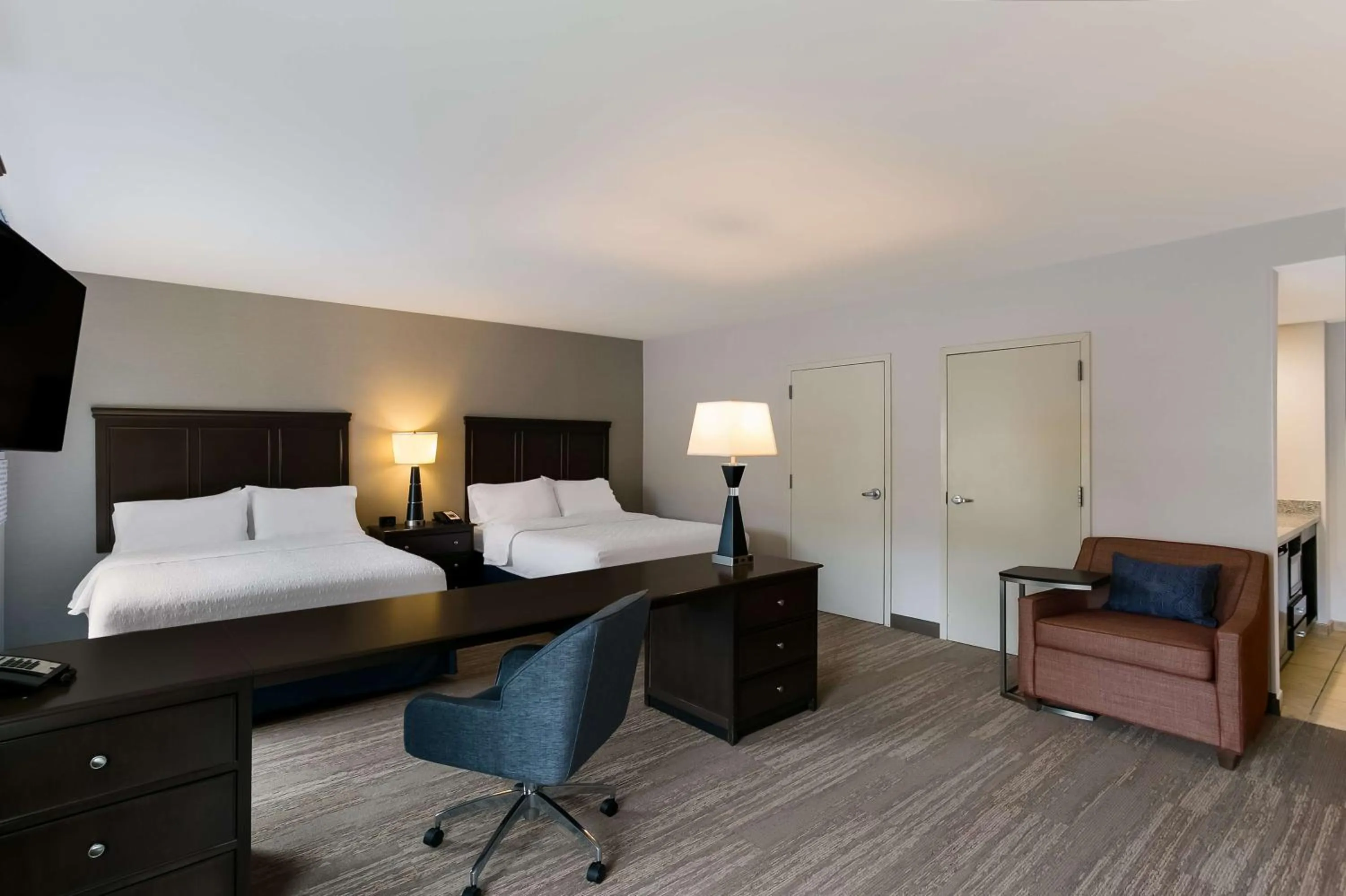 TV and multimedia, Bed in Hampton Inn & Suites Wilmington Christiana