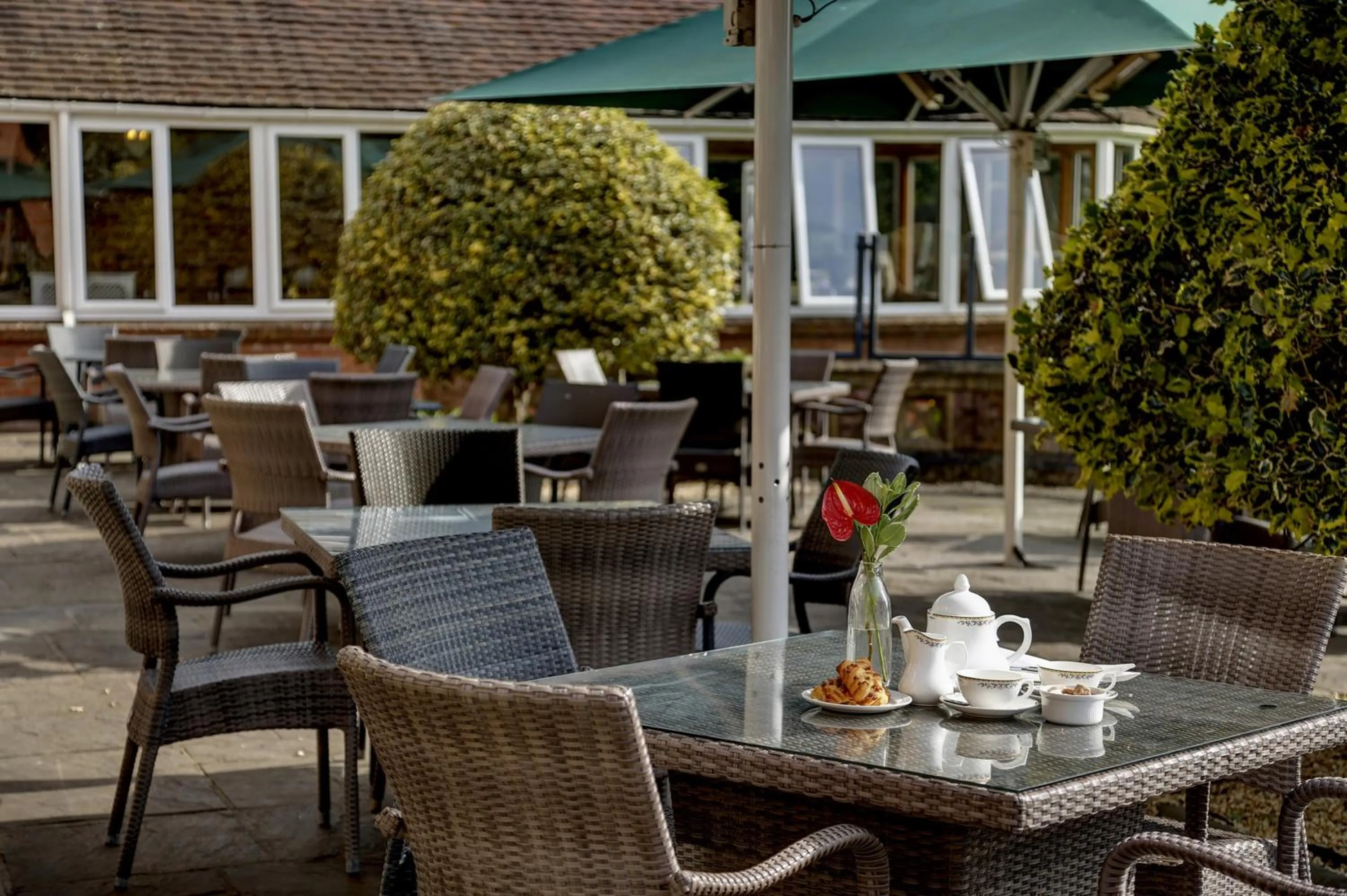 Balcony/Terrace in Moor Hall Hotel & Spa