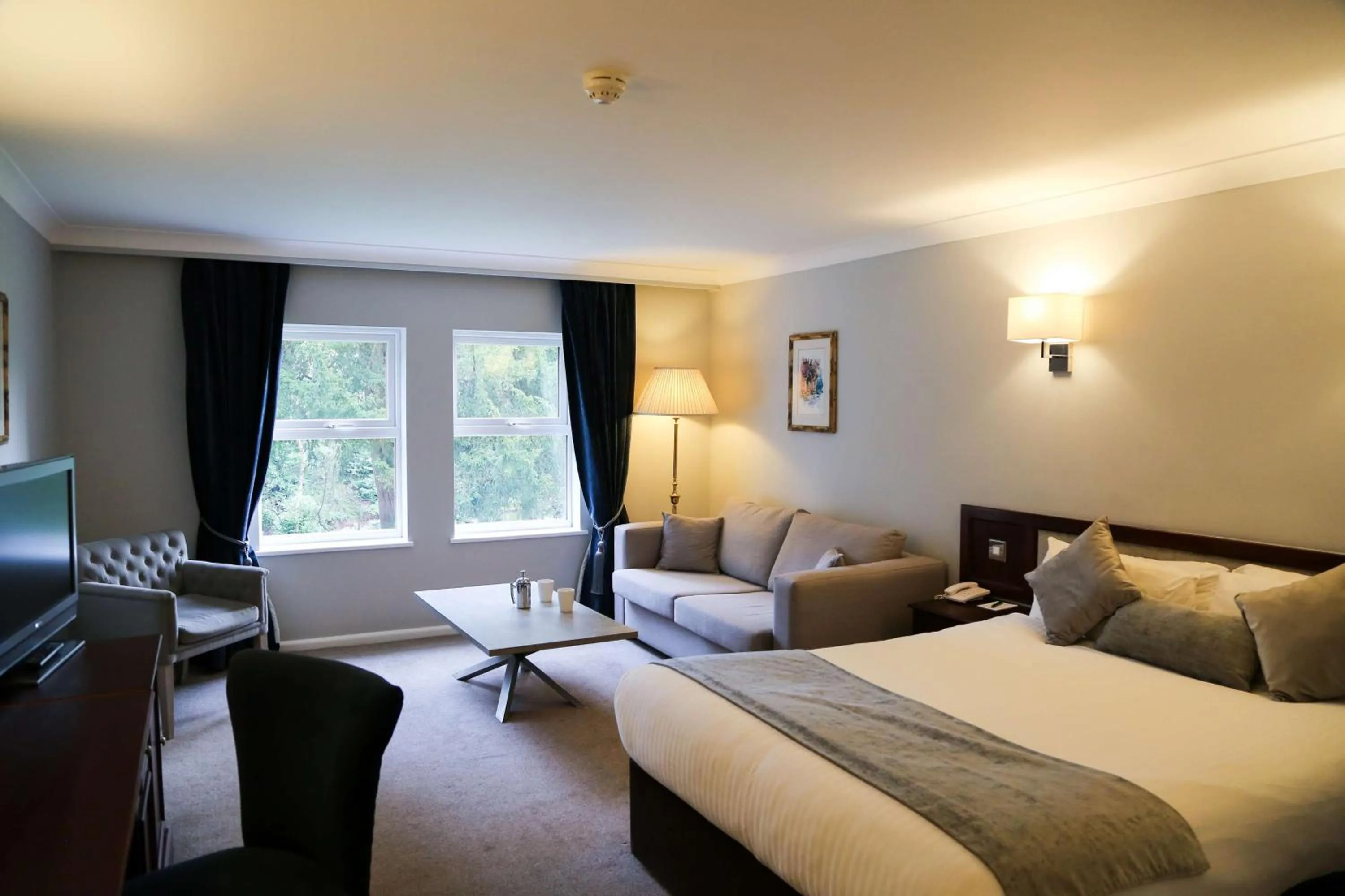 Bedroom, Bed in Moor Hall Hotel & Spa