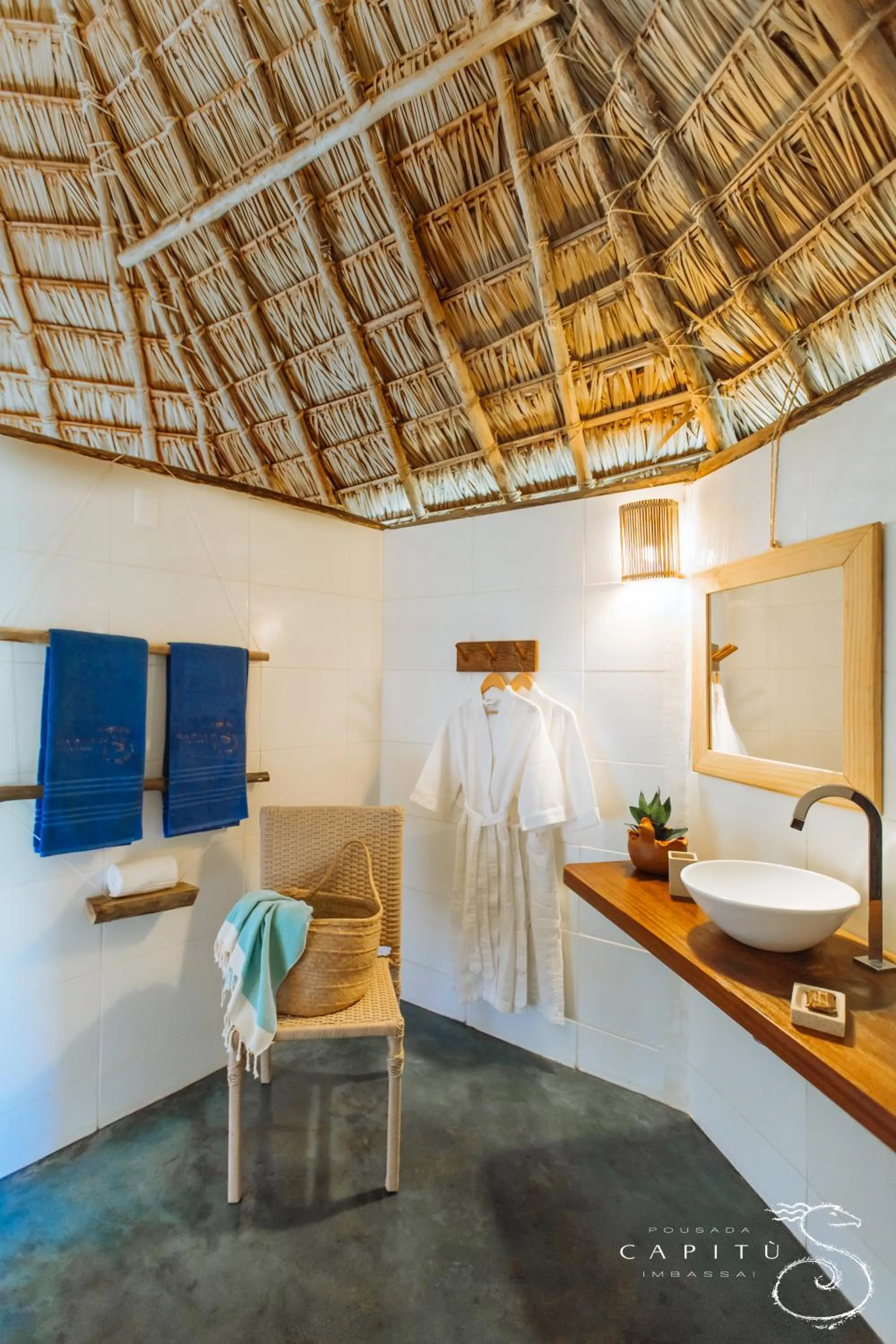 Bathroom in Pousada Capitù