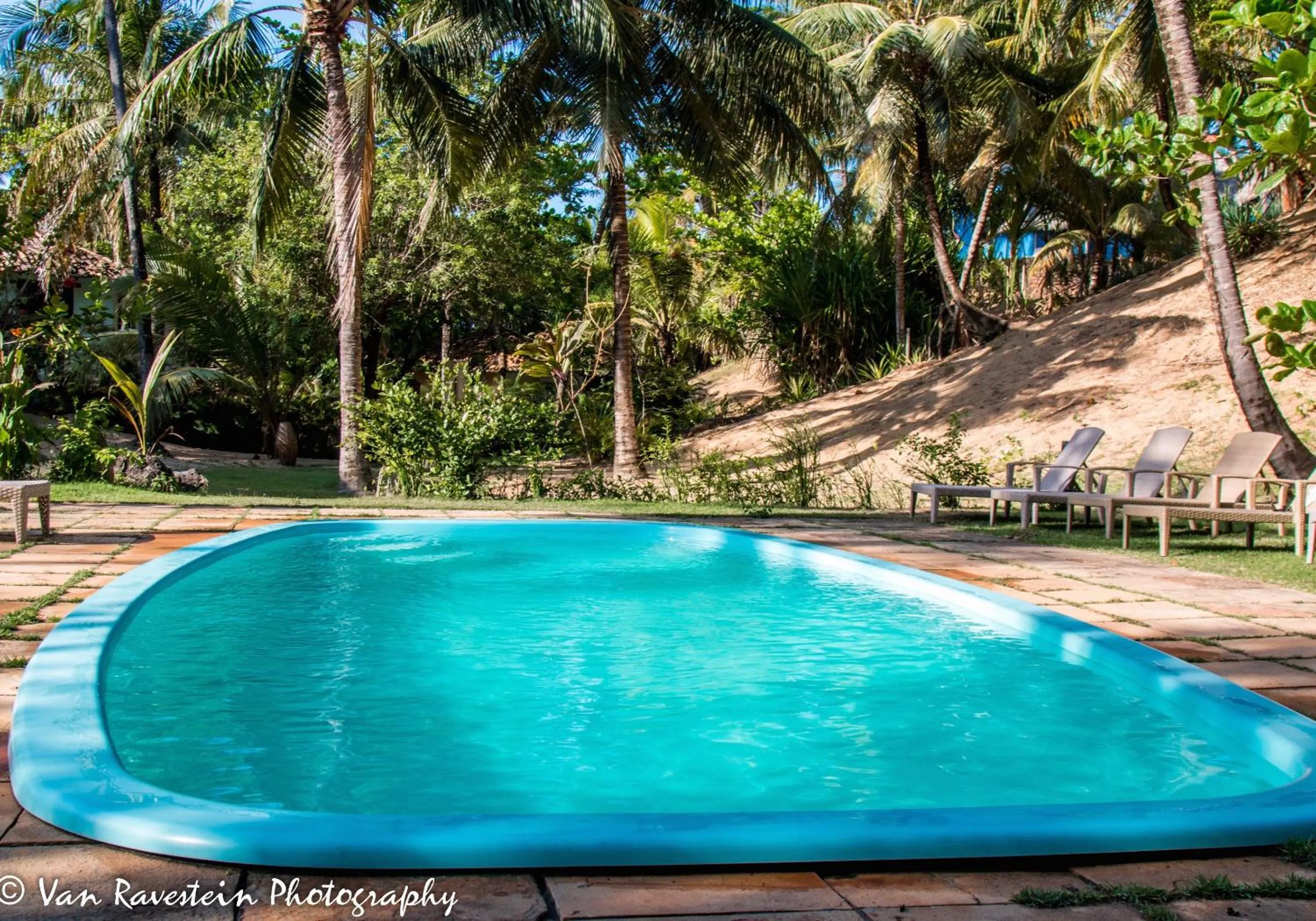 Swimming pool in Pousada Capitù