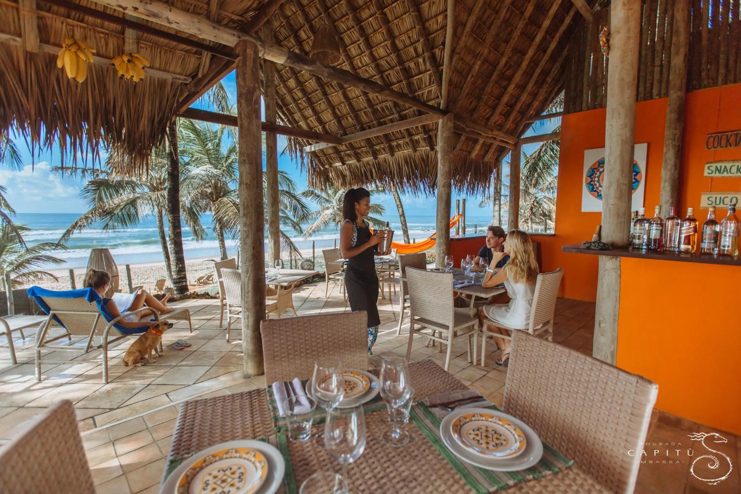 Lounge or bar in Pousada Capitù