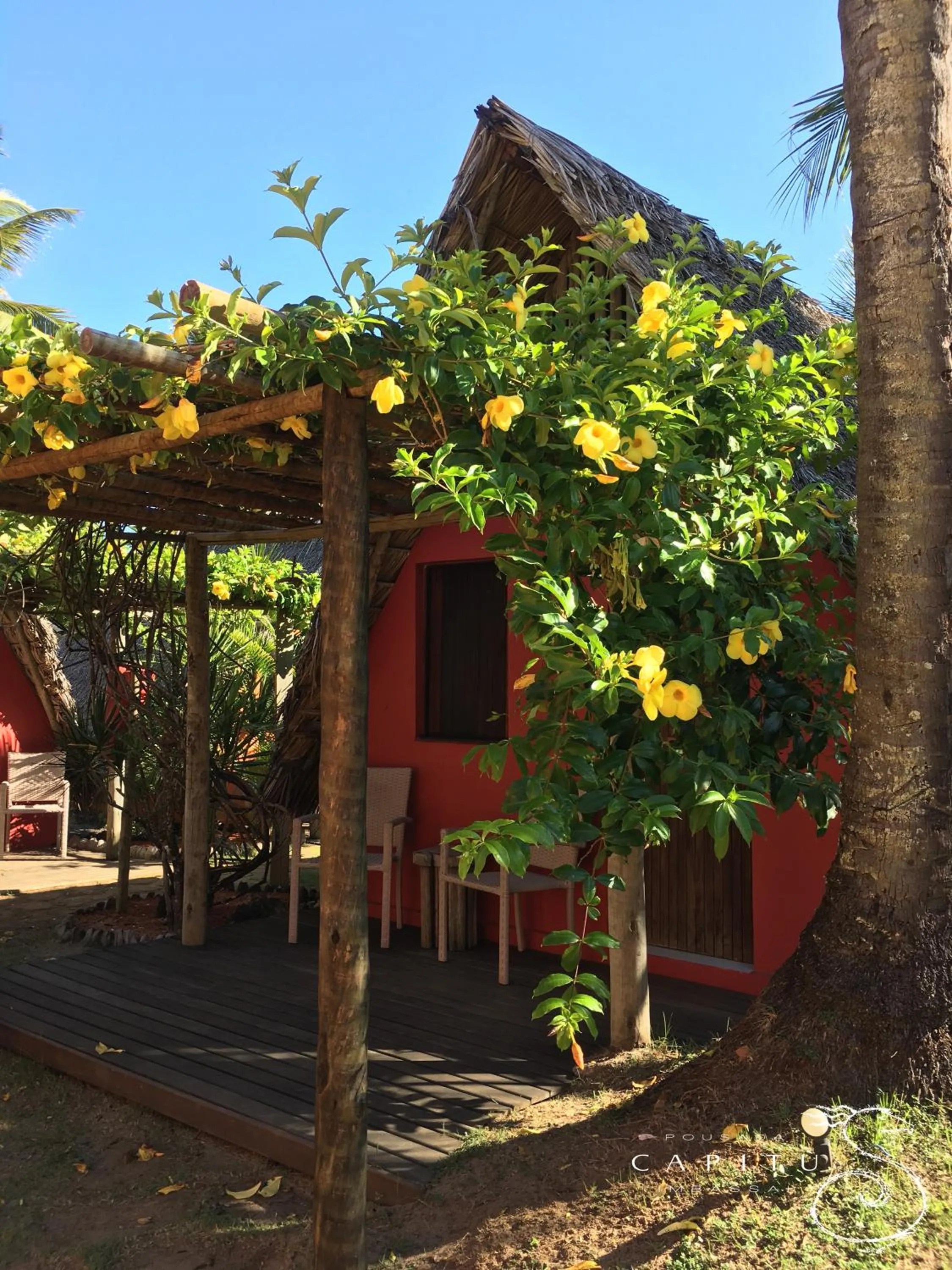 Garden view in Pousada Capitù