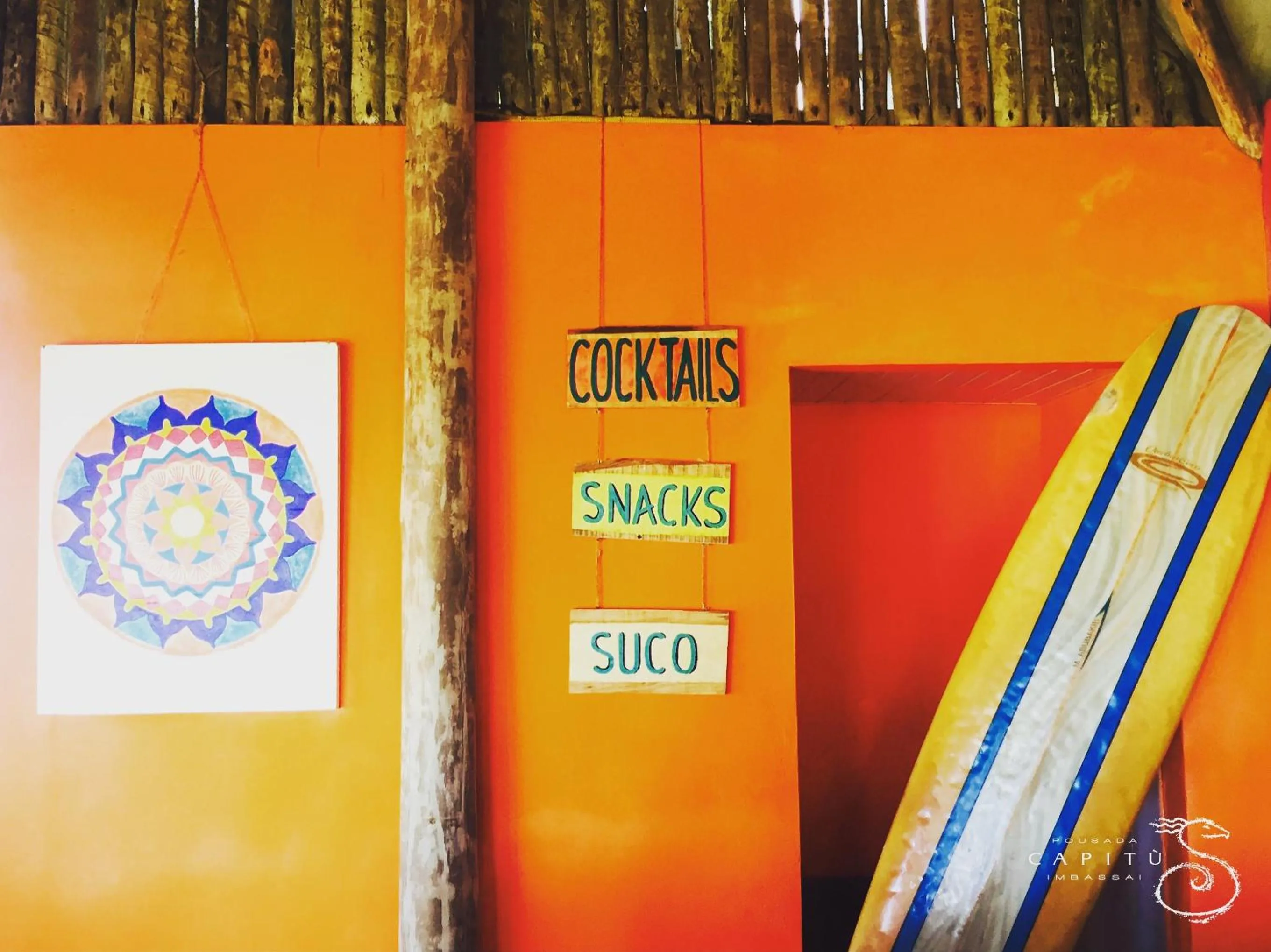 Lounge or bar in Pousada Capitù