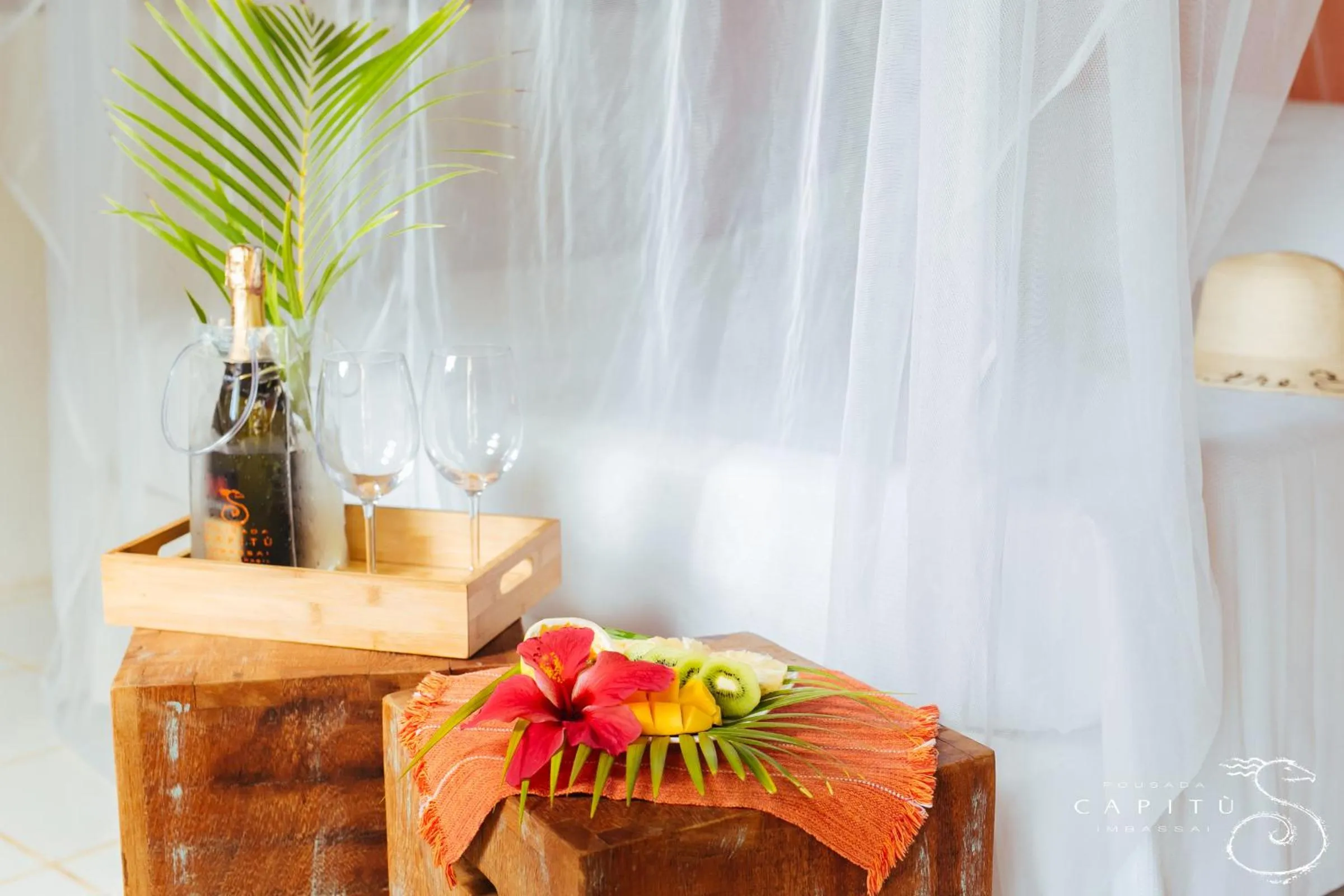 Decorative detail in Pousada Capitù