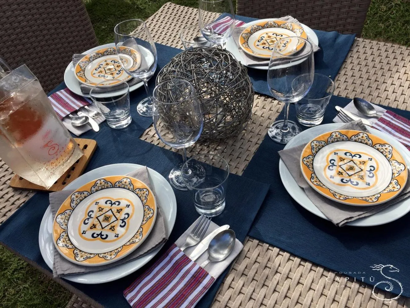 Continental breakfast in Pousada Capitù